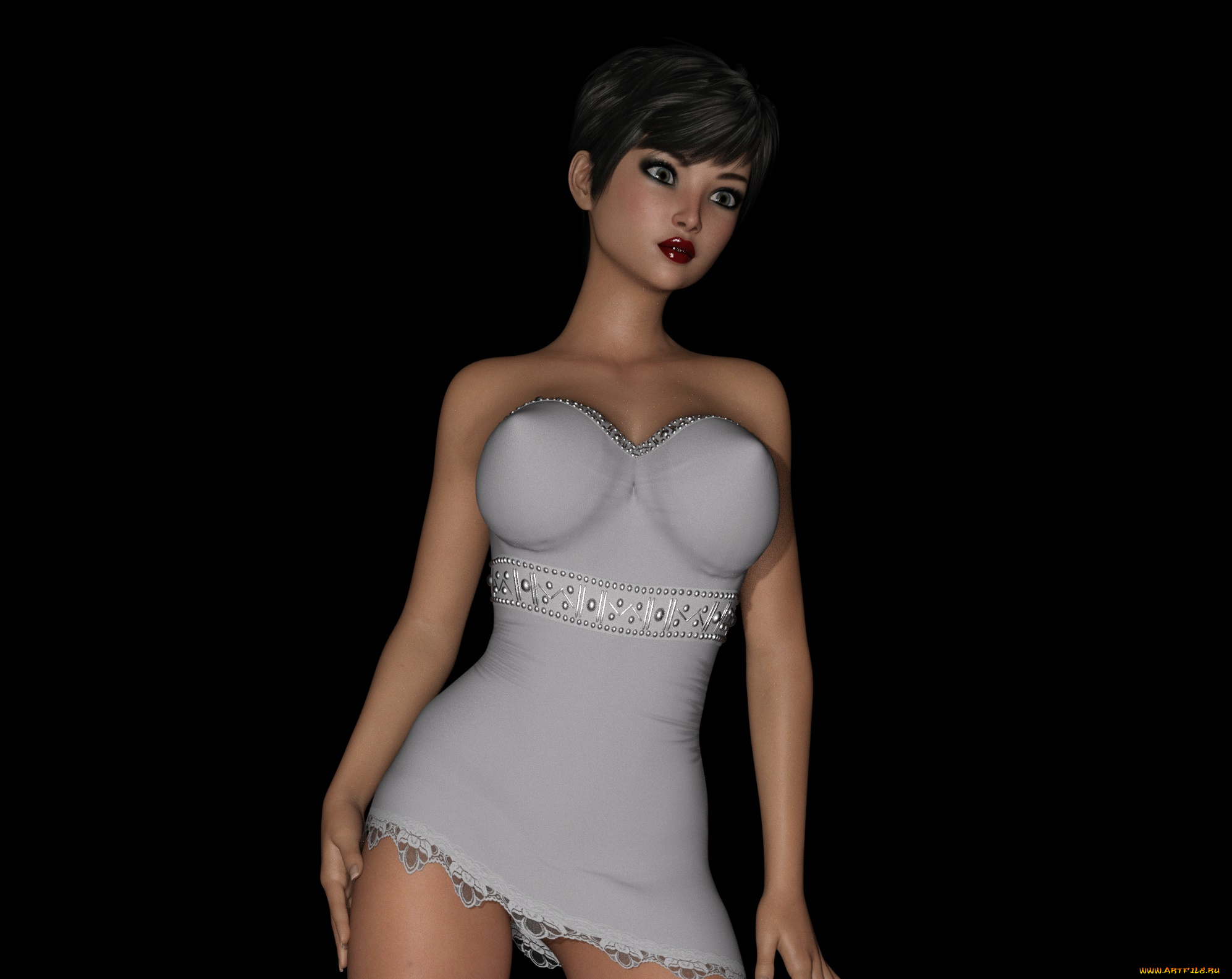 3д, графика, люди, , people, фон, взгляд, девушка