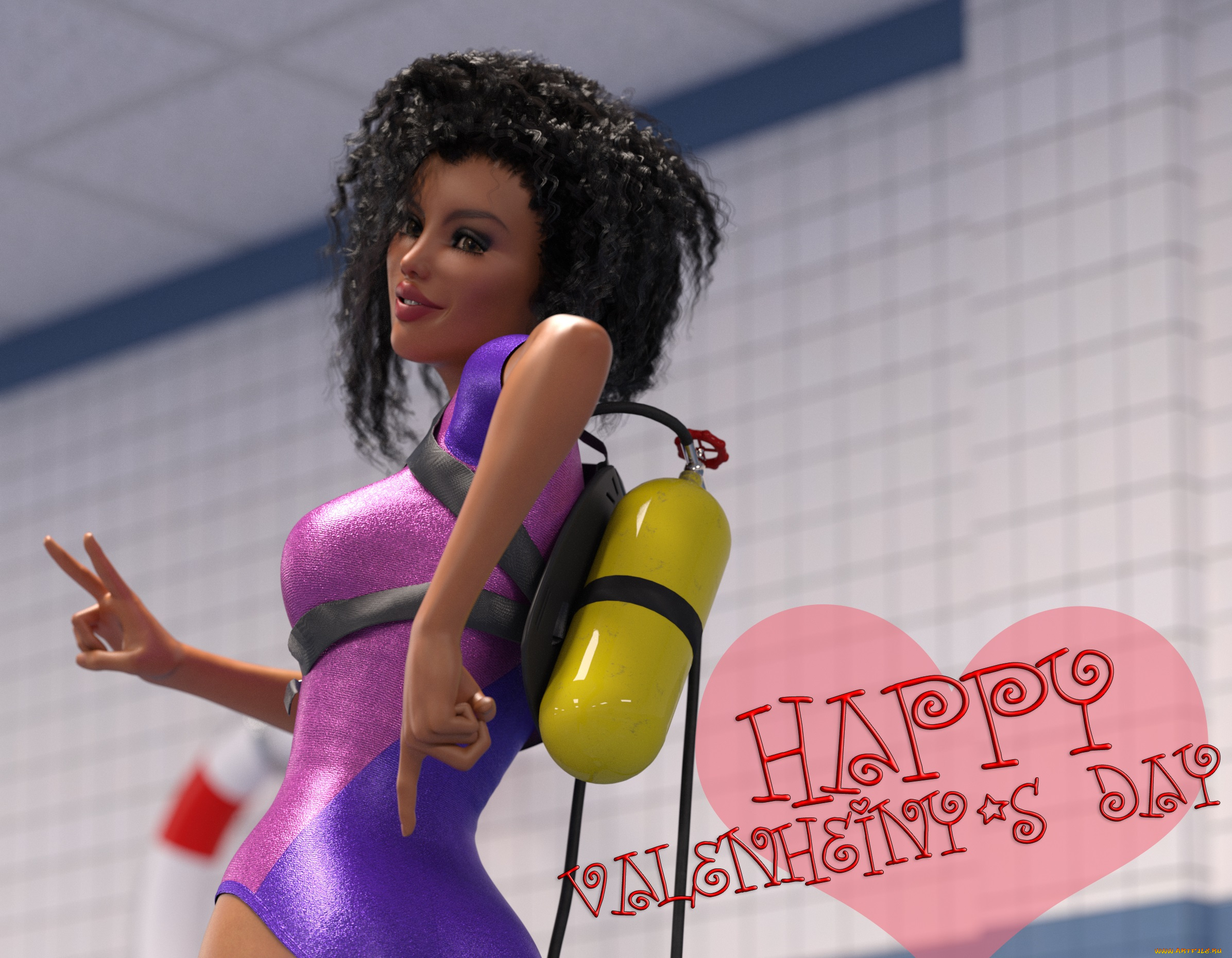 3д, графика, праздники, , holidays, взгляд, девушка, фон