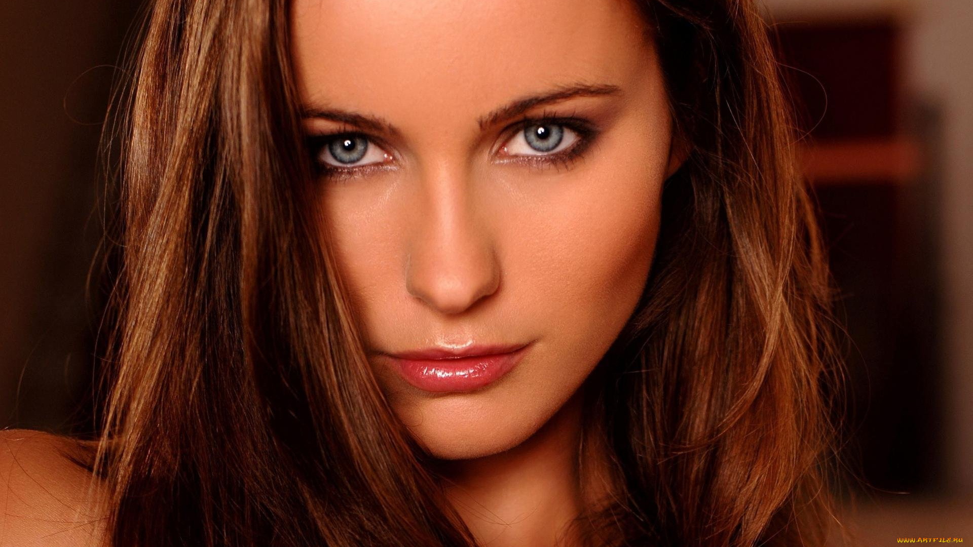 девушки, kyla, cole, шатенка, лицо