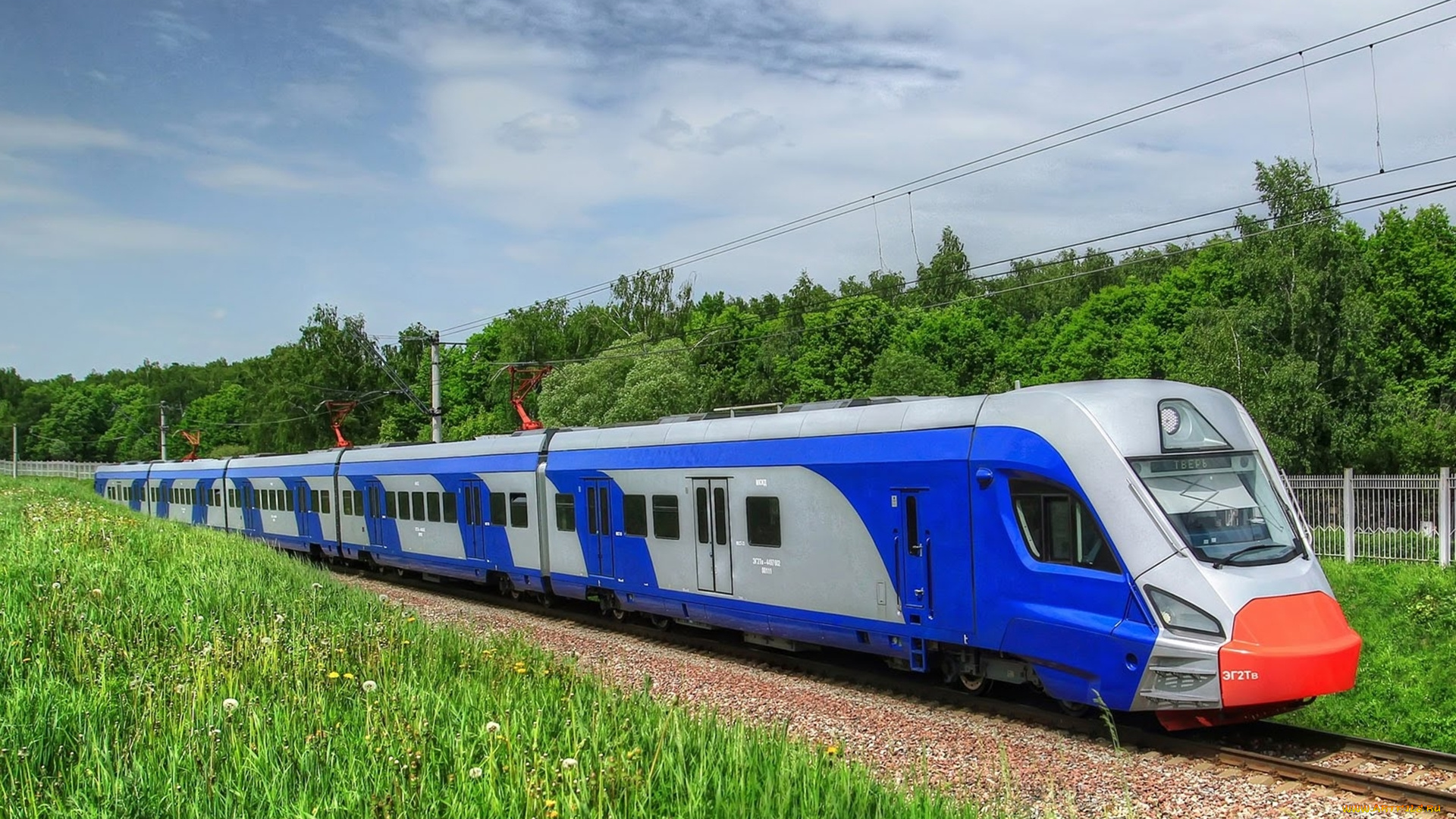 иволга, техника, электровозы, поезд, электричка, рельсы