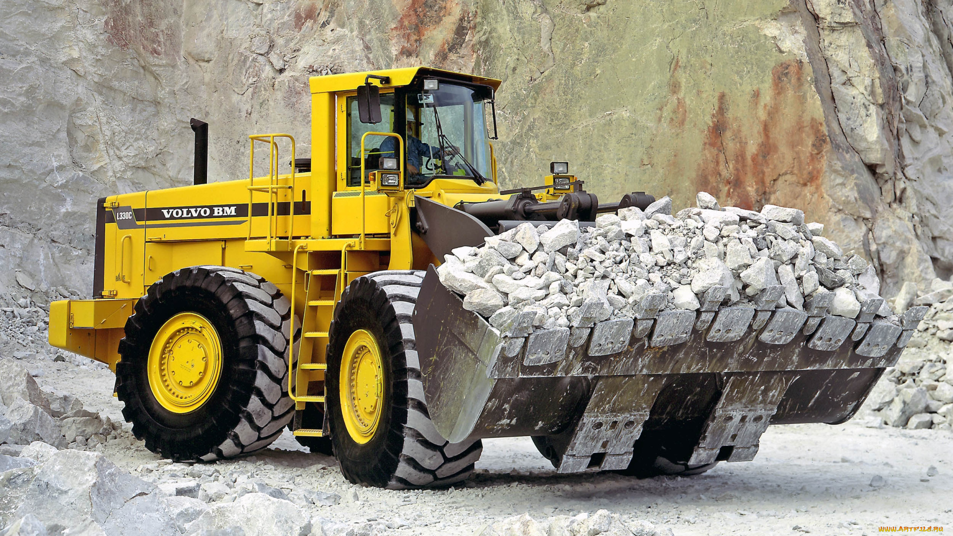 техника, фронтальные, погрузчики, volvo