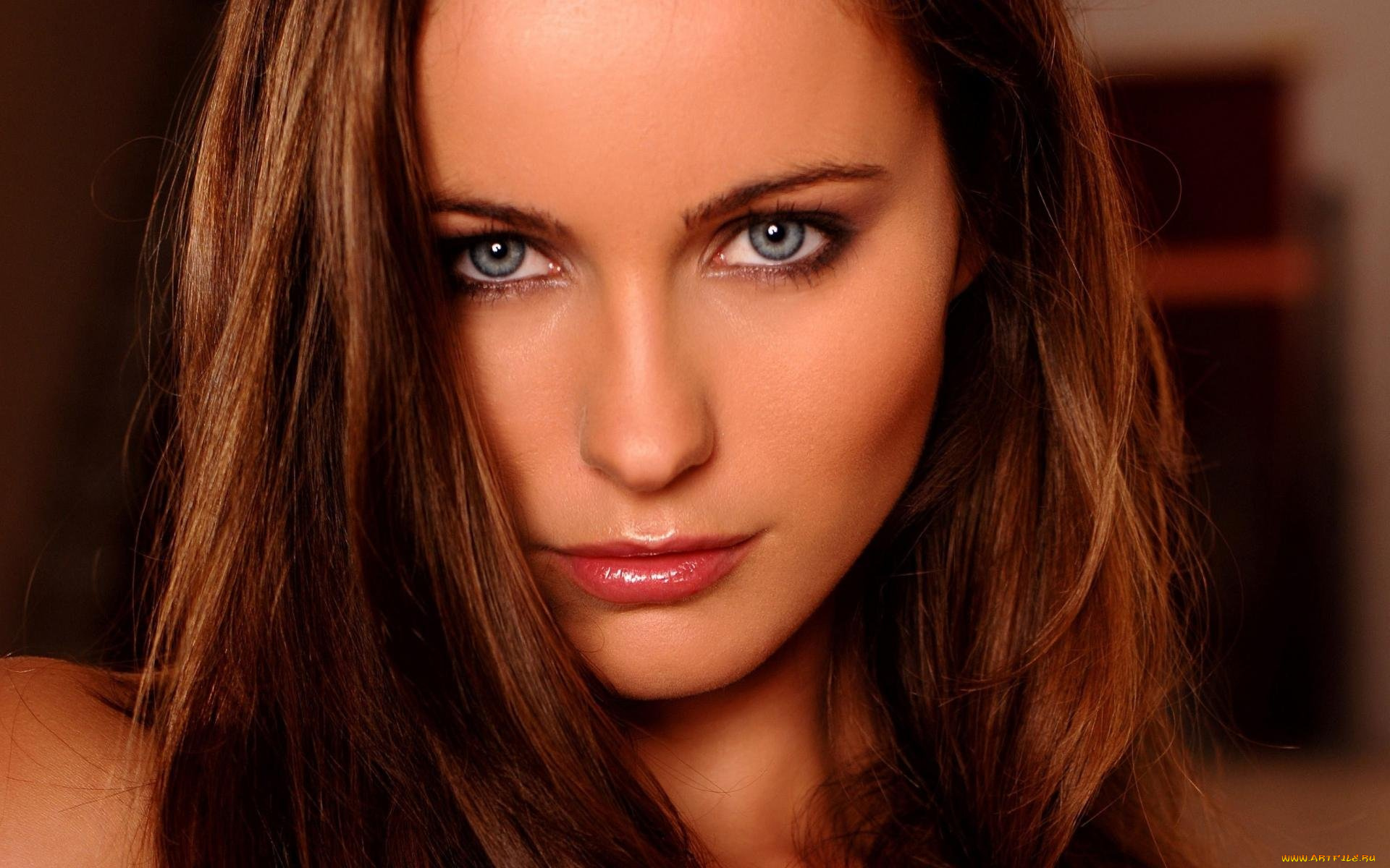 девушки, kyla, cole, шатенка, лицо