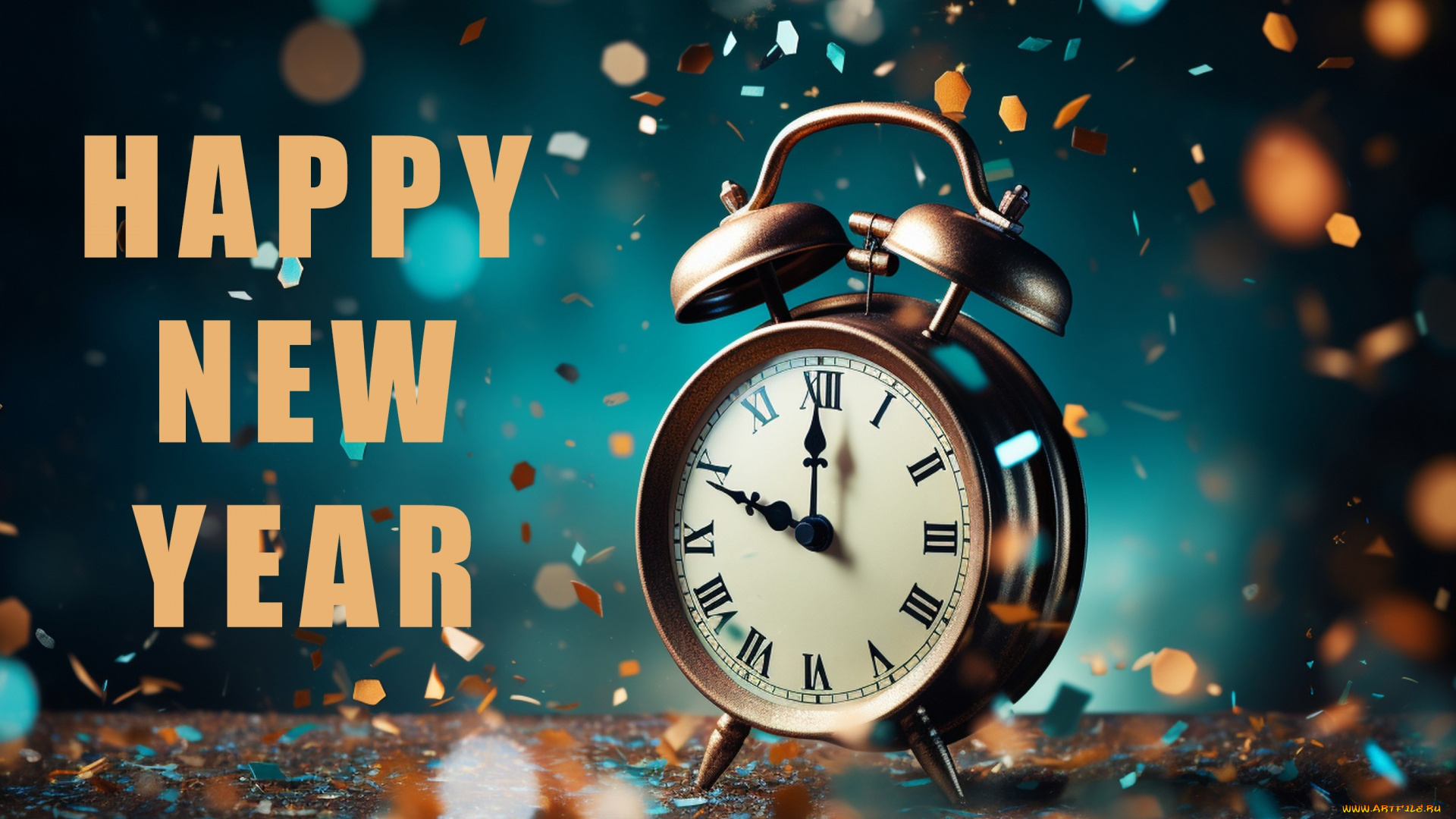 праздничные, -, разное, , новый, год, будильник, надпись