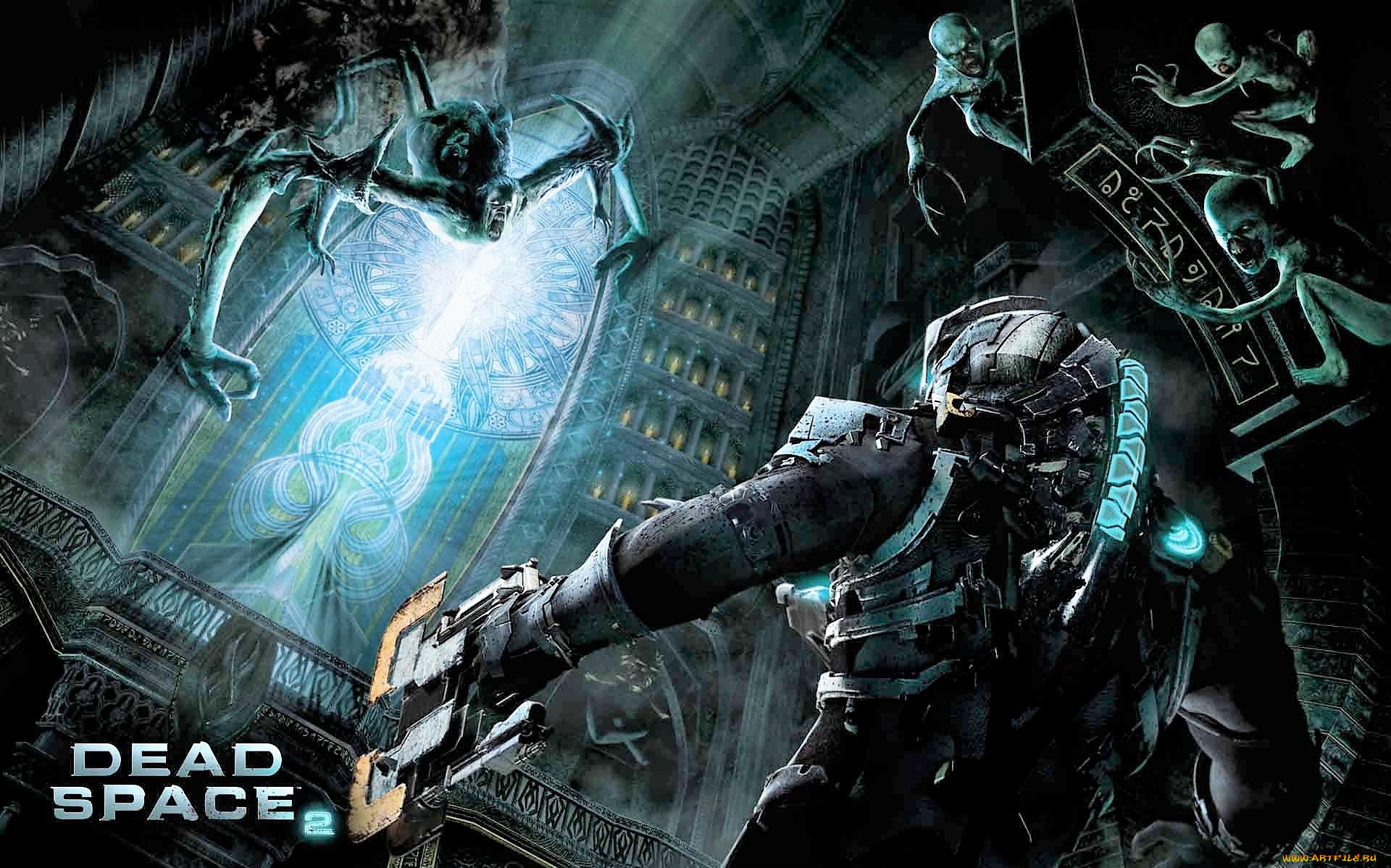 видео, игры, dead, space, 2, твари, врата, астронавт