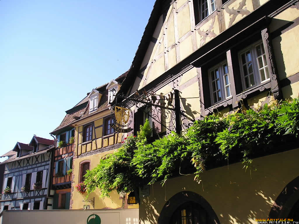 эльзас, города, здания, дома
