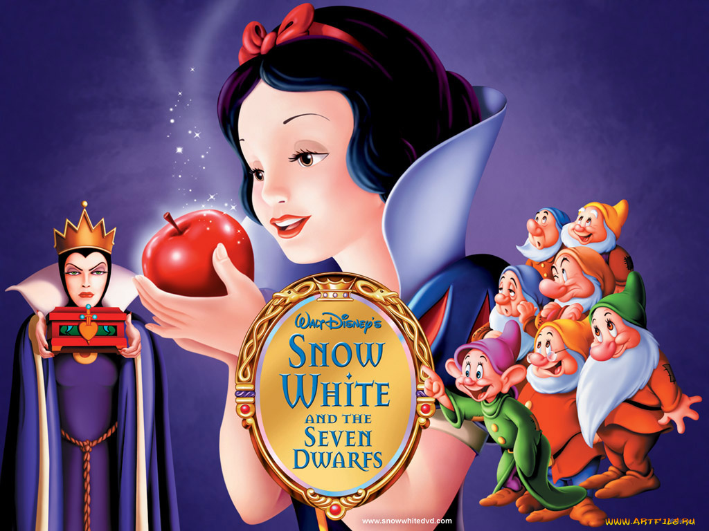 мультфильмы, snow, white, and, the, seven, dwarfs, disney, белоснежка, гномы