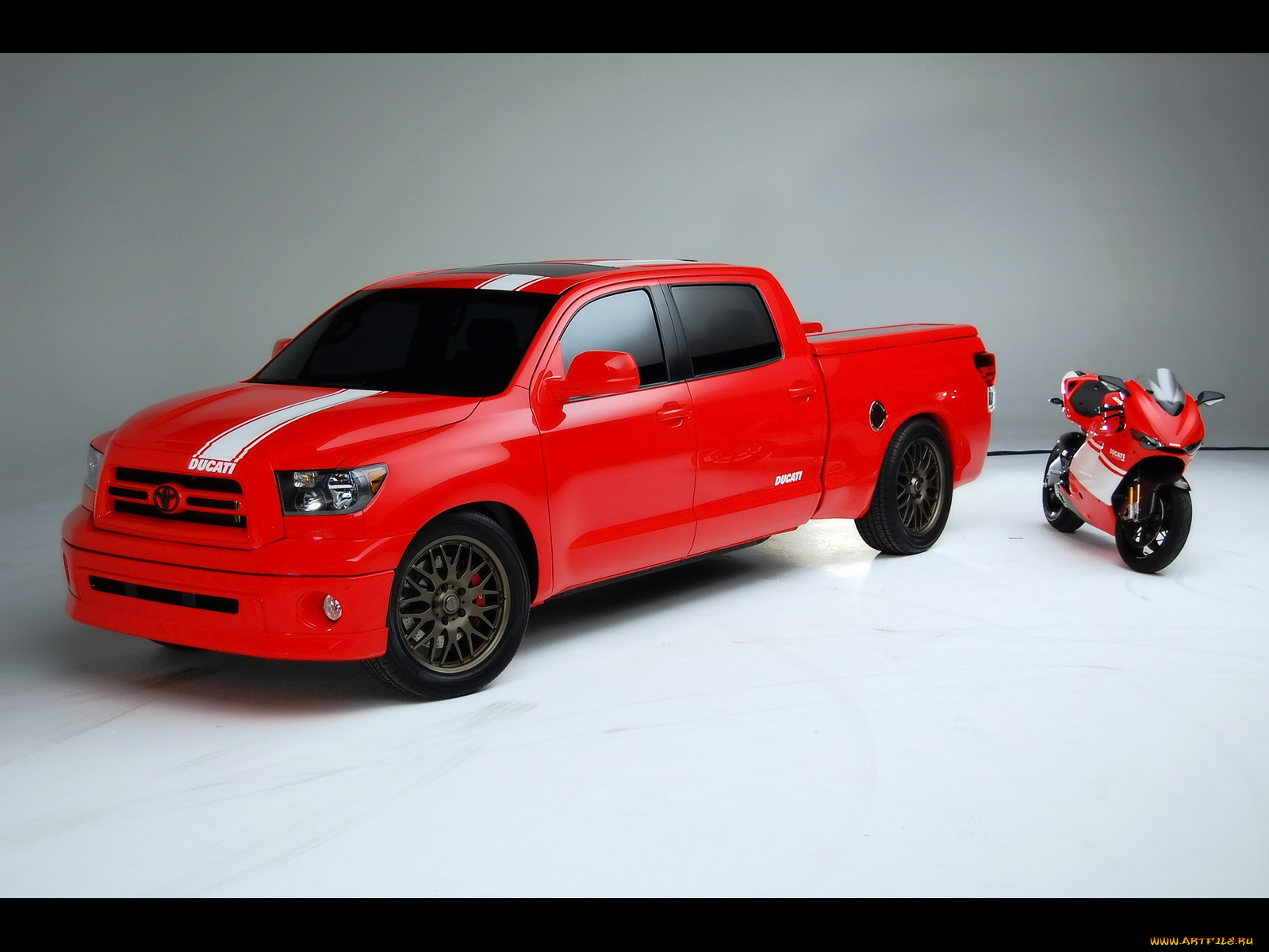 2008, toyota, ducati, at, sema, автомобили