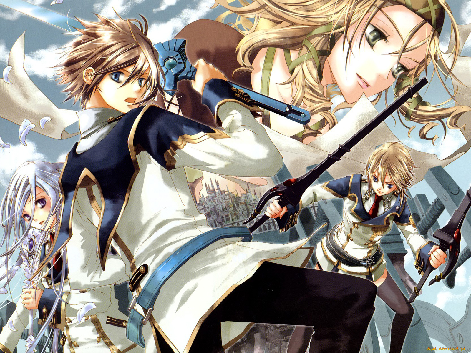 аниме, chrome, shelled, regios