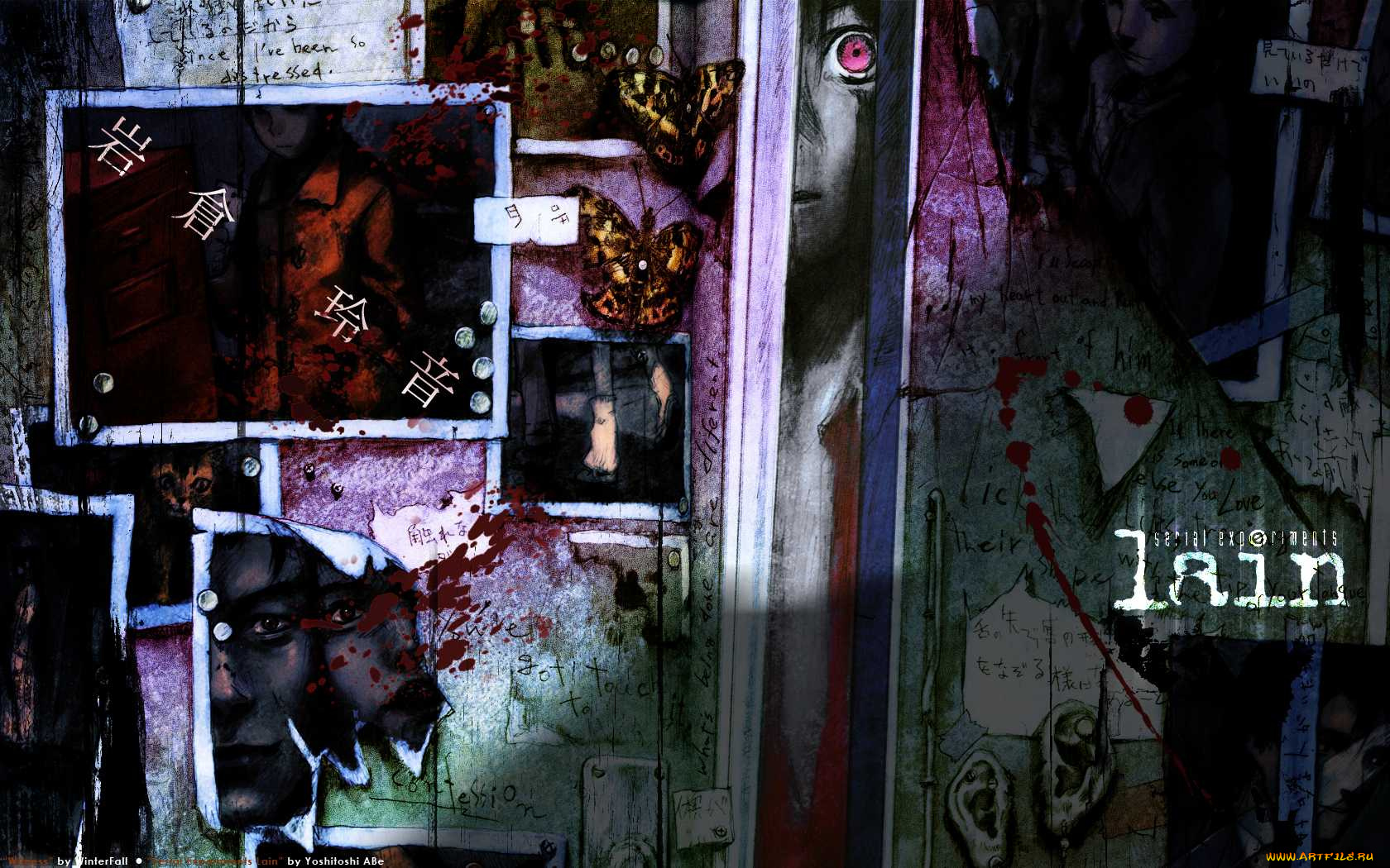 serial, experiments, lain, аниме