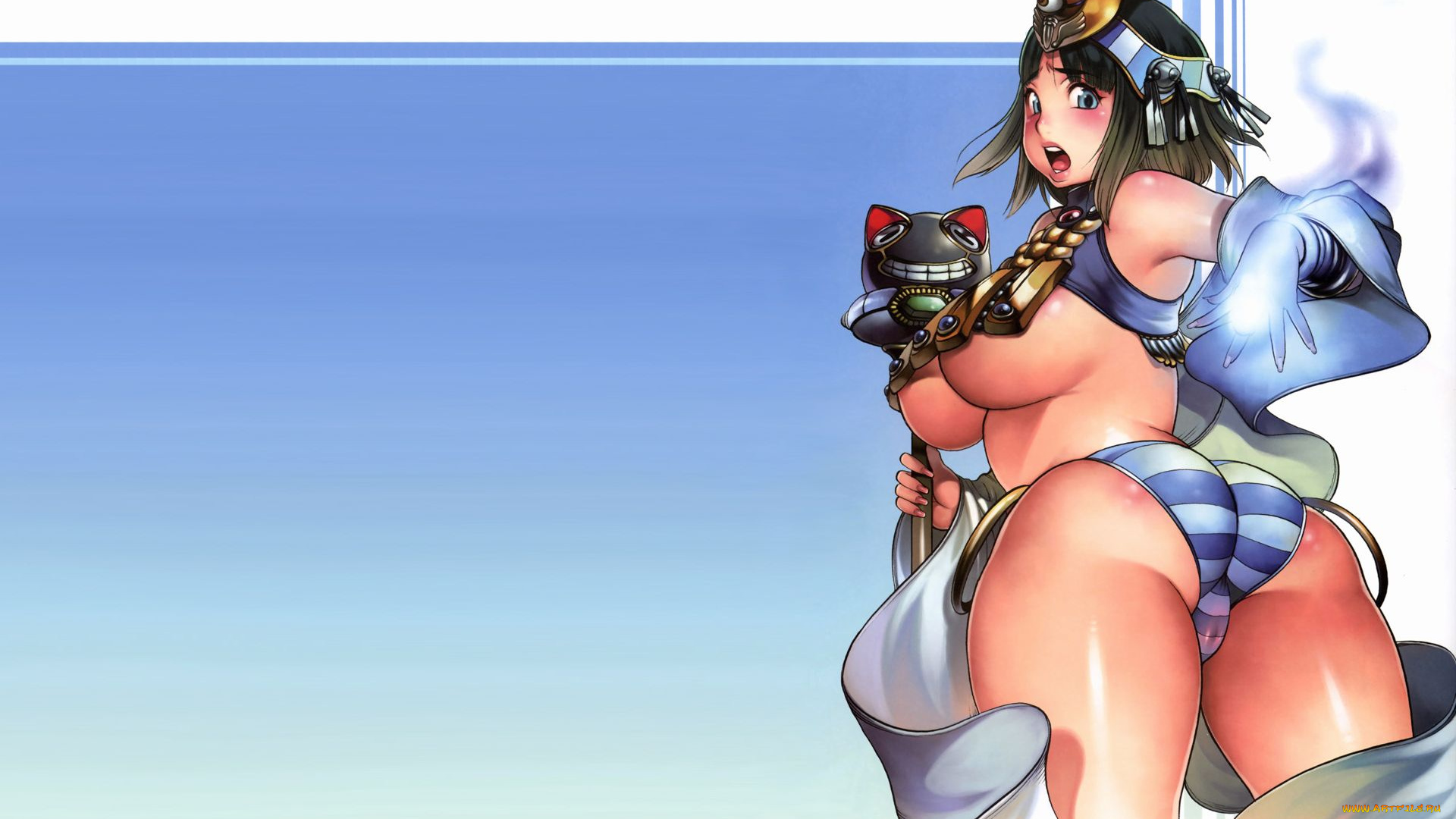 аниме, queen`s, blade