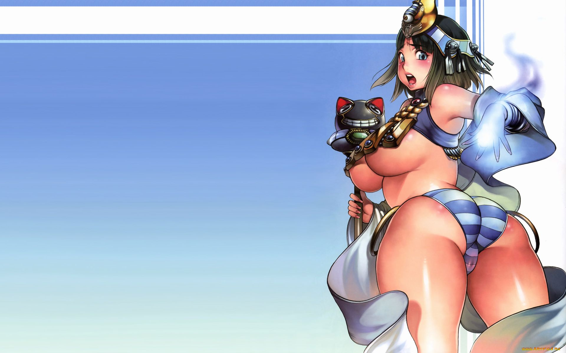 аниме, queen`s, blade