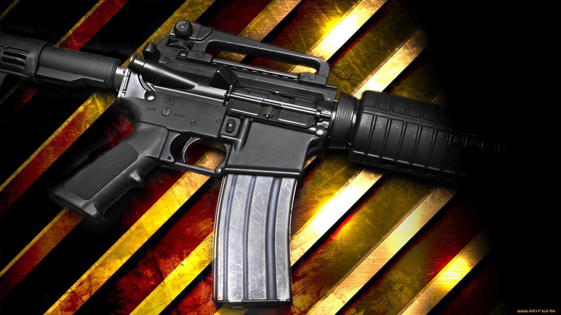 оружие, автоматы, оружия, автомат, линии