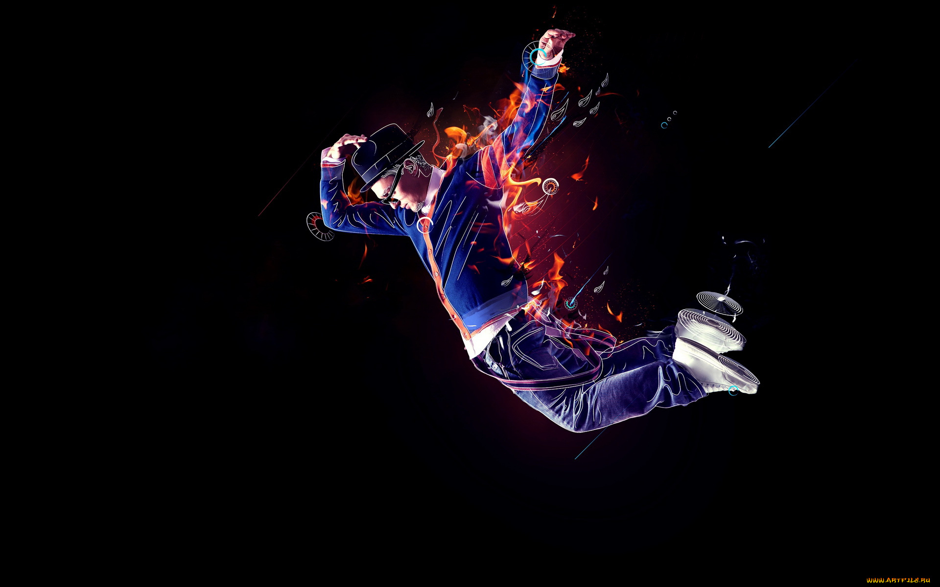 разное, компьютерный, дизайн, графика, креатив, мужчина