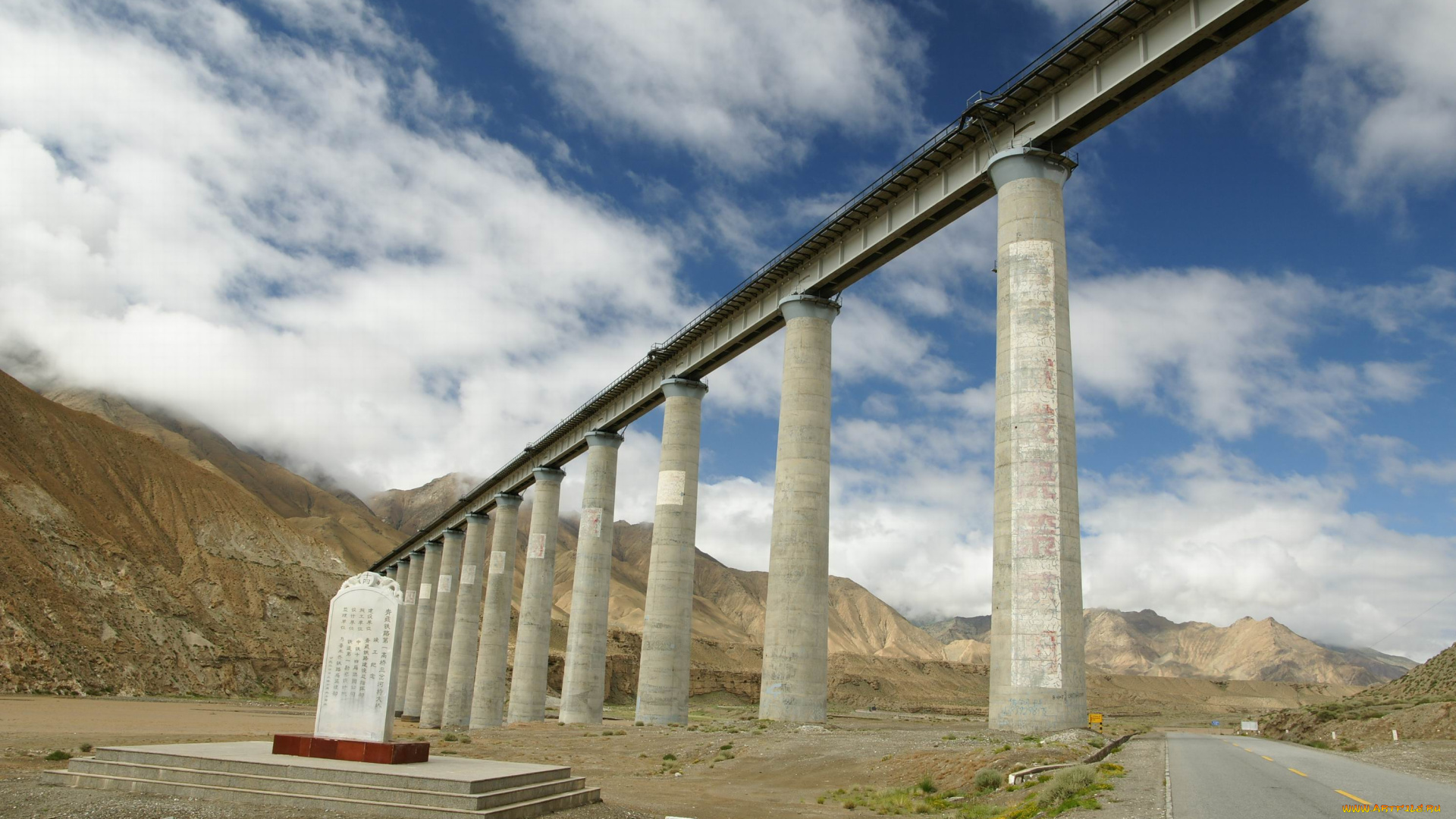 города, мосты, мост, облака