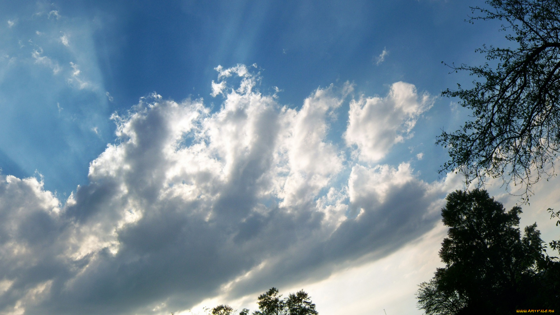 природа, облака