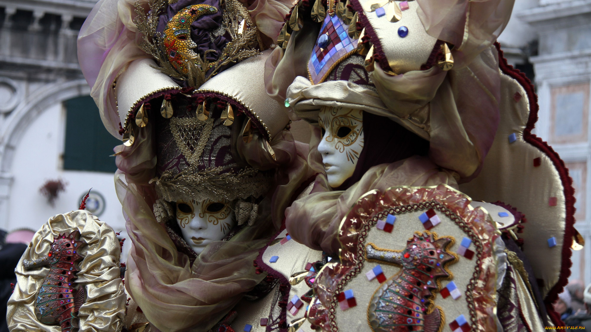 разное, маски, карнавальные, костюмы, карнавал, венеция