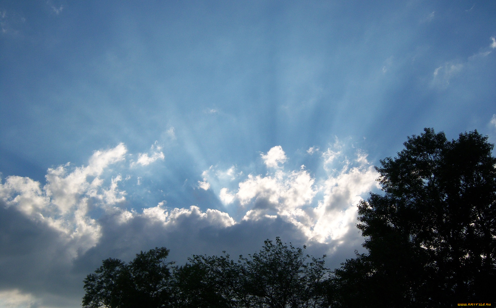 природа, облака