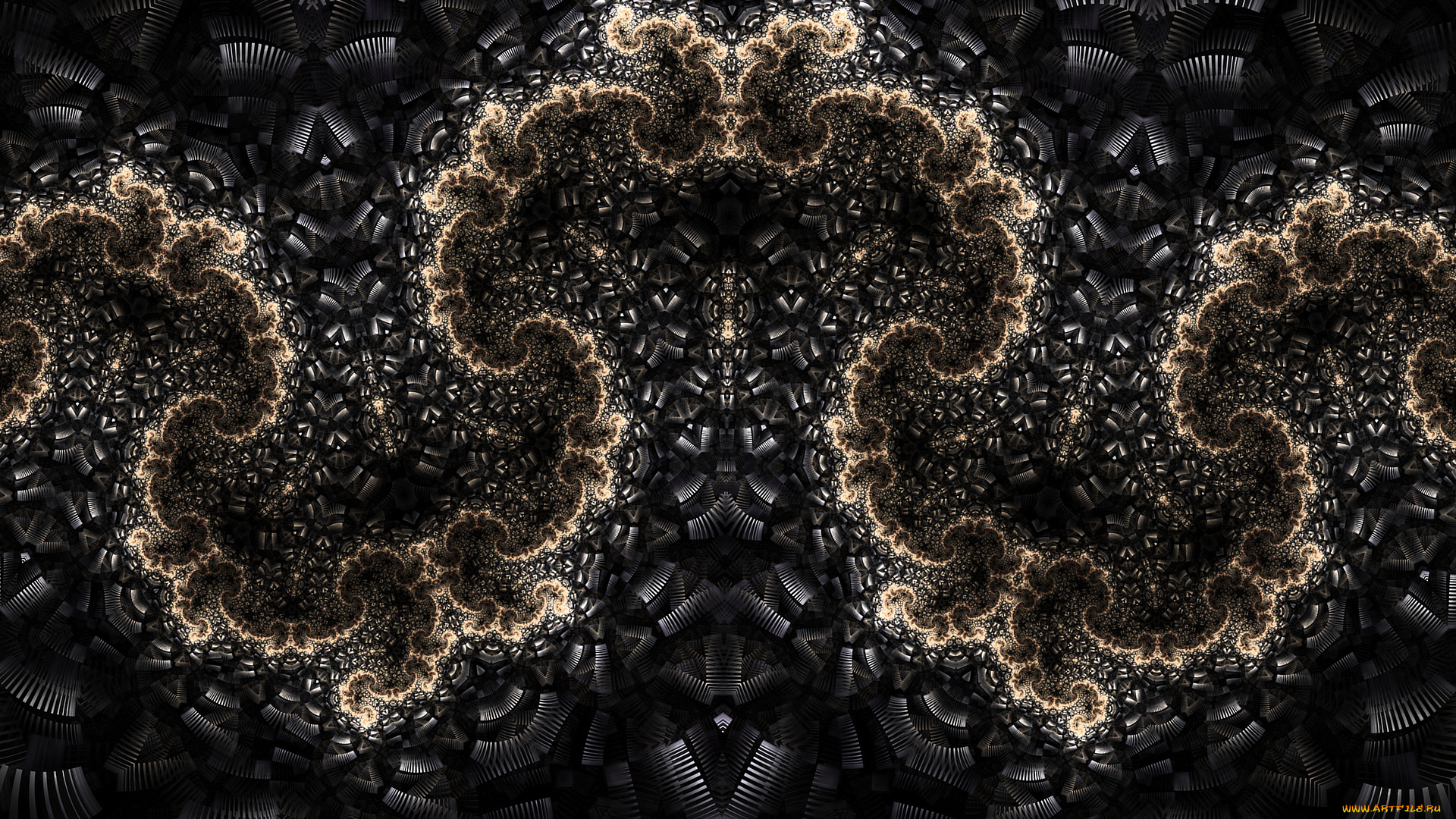 3д, графика, фракталы, , fractal, узор, фон, цвета