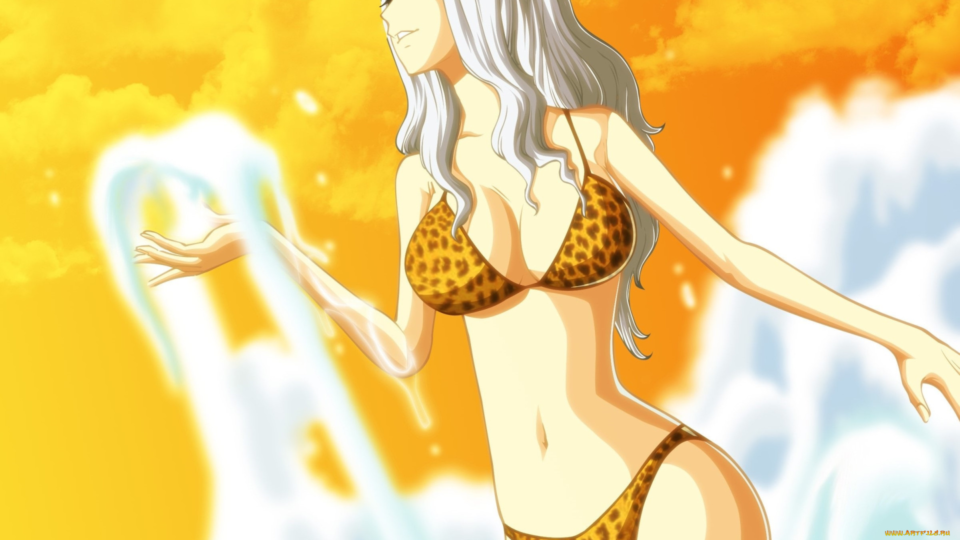 рисованное, люди, фон, взгляд, девушка