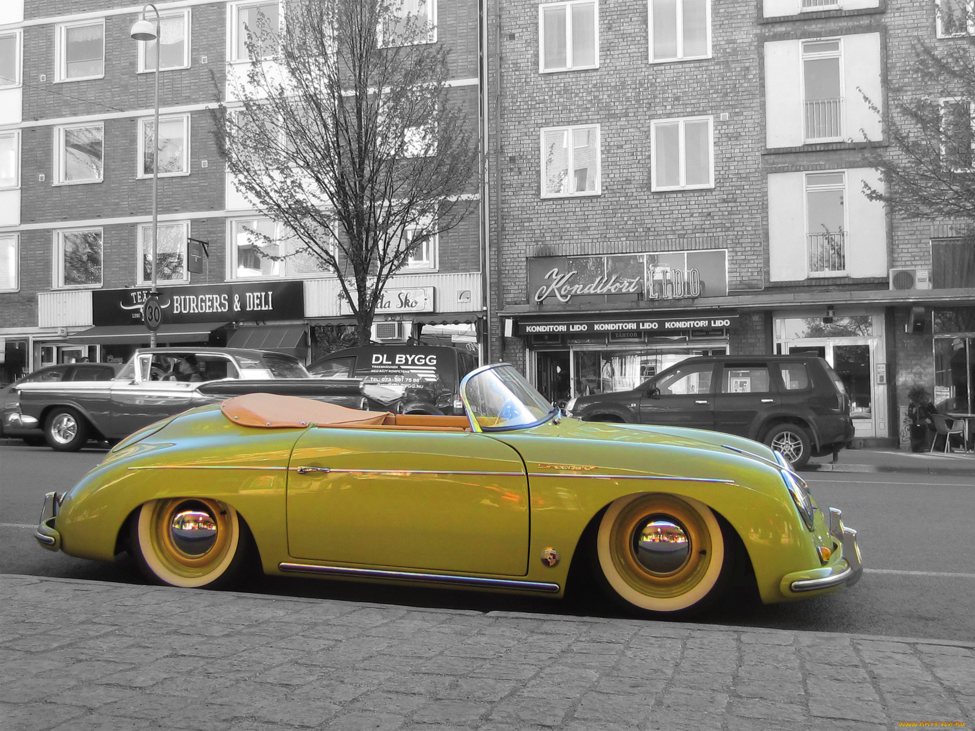 автомобили, выставки, и, уличные, фото, speedster, 356, porsche