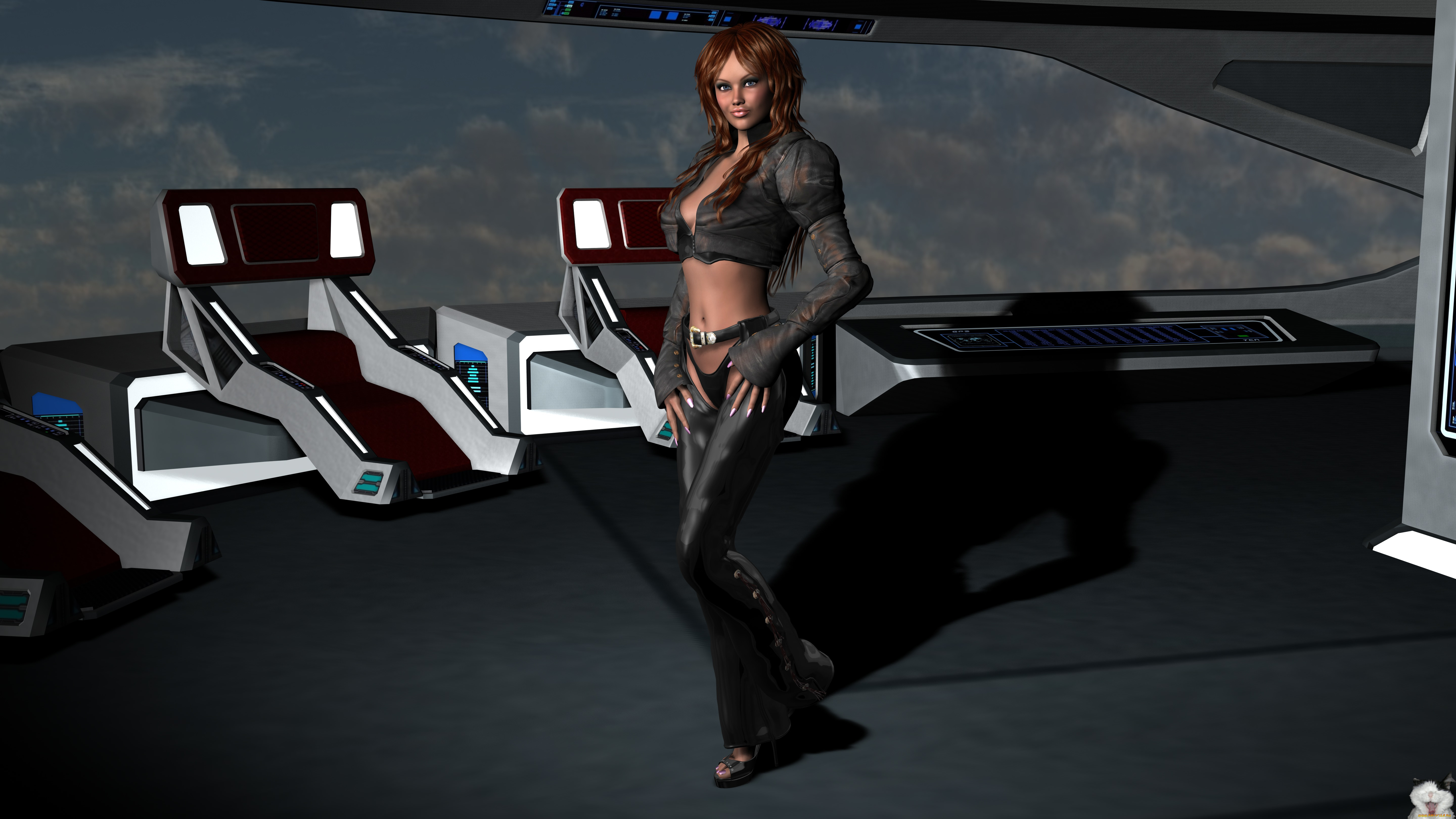 3д, графика, люди, , people, взгляд, девушка