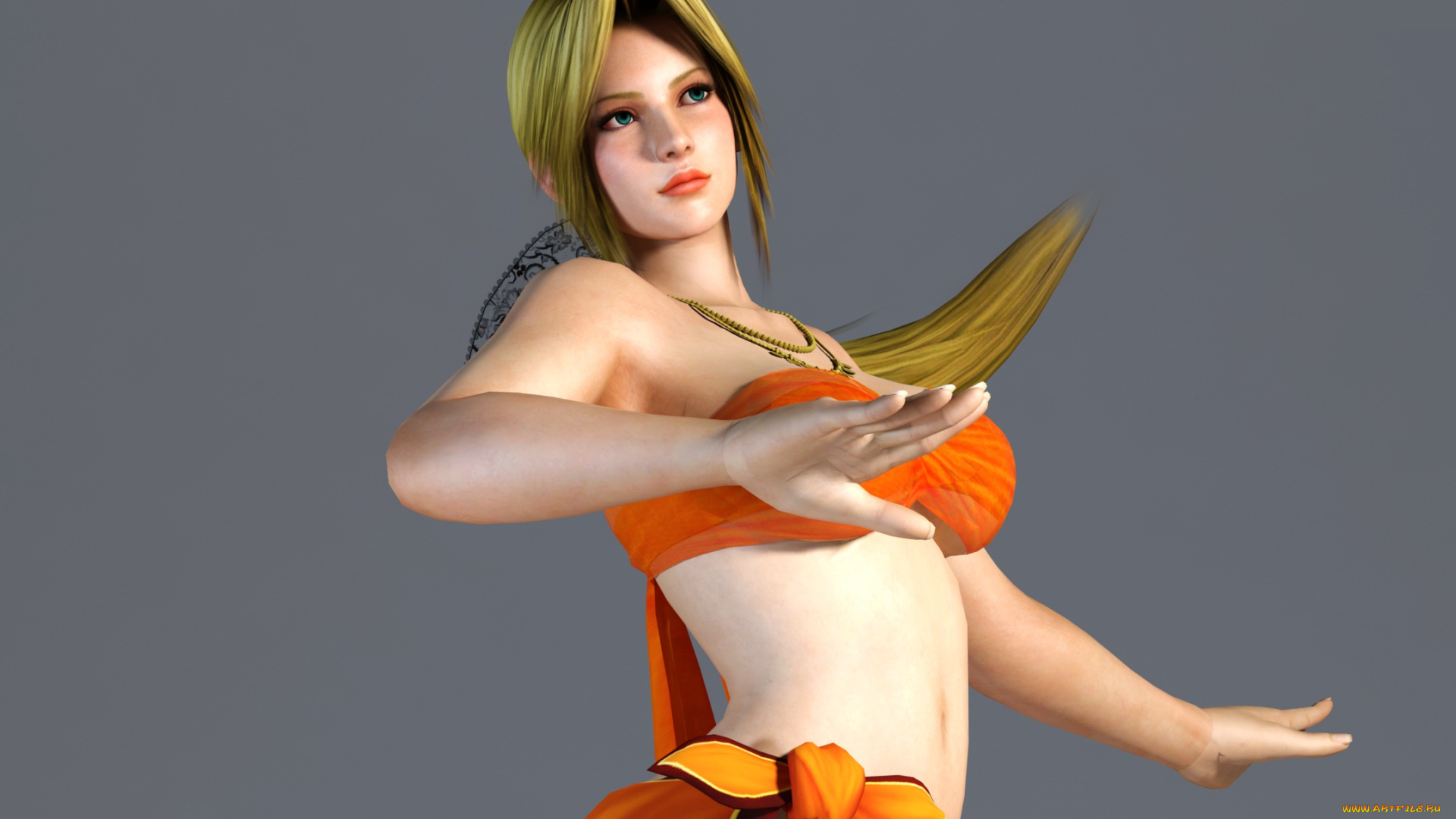 3д, графика, аниме, , anime, взгляд, девушка, фон