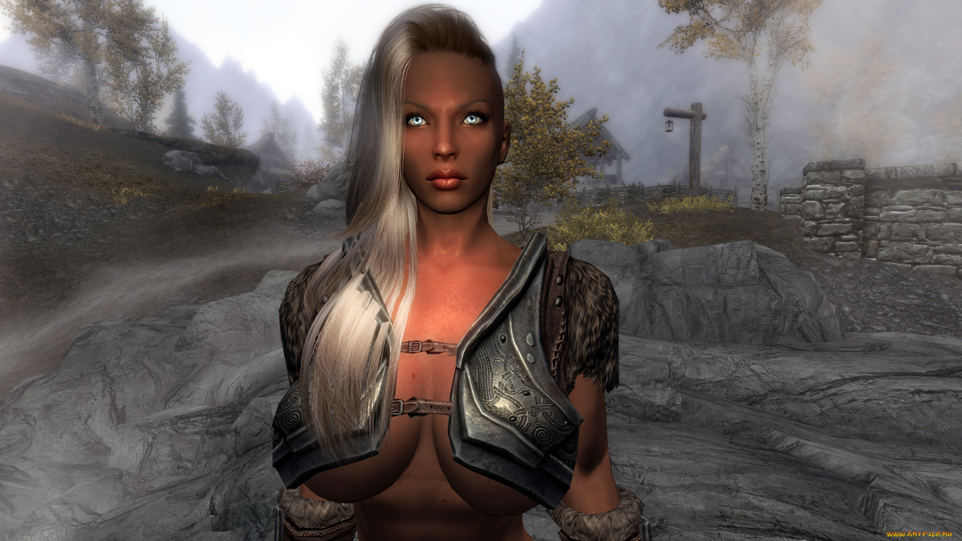 3д, графика, фантазия, , fantasy, фон, взгляд, девушка