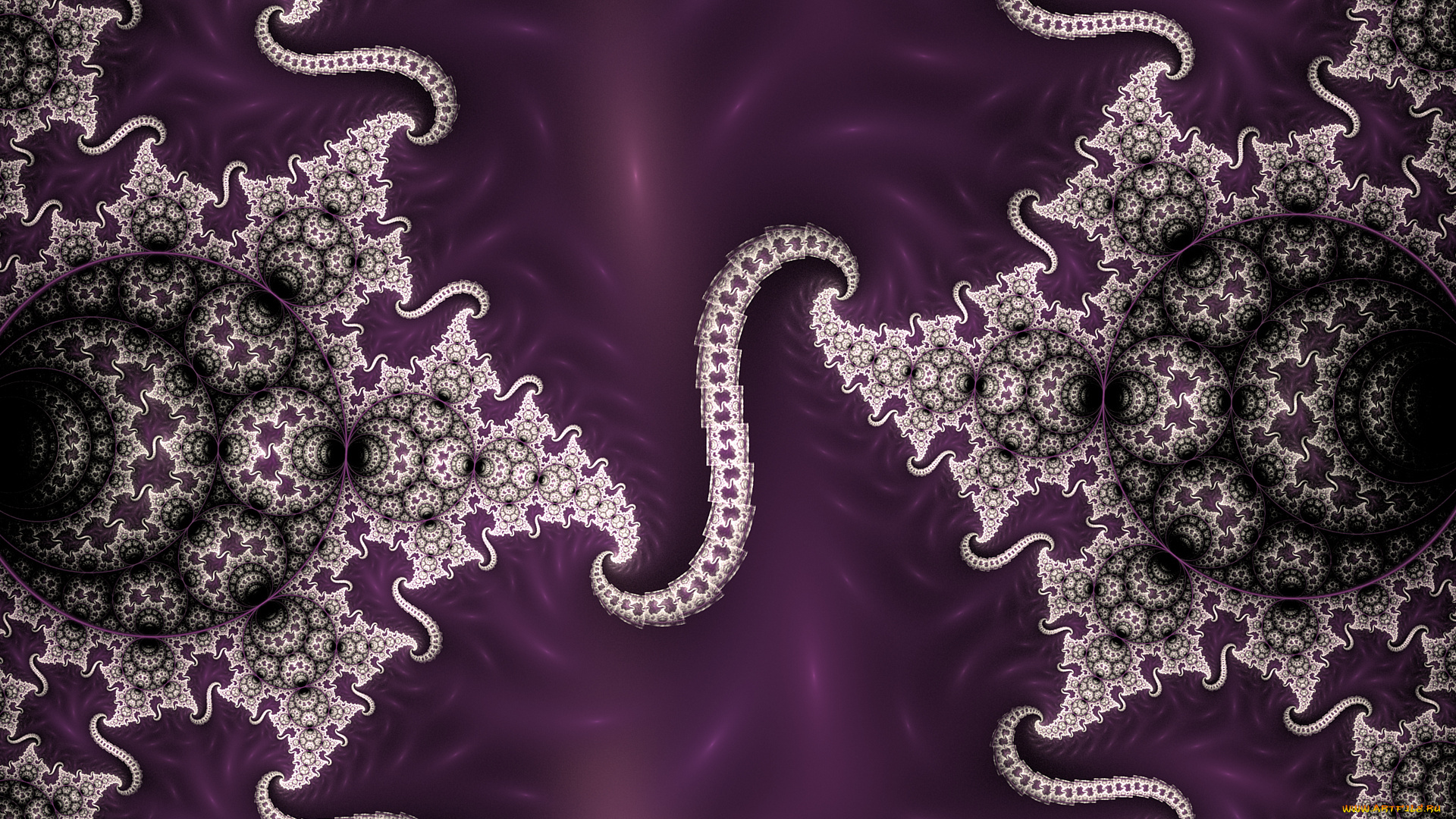 3д, графика, фракталы, , fractal, узор, цвета, фон