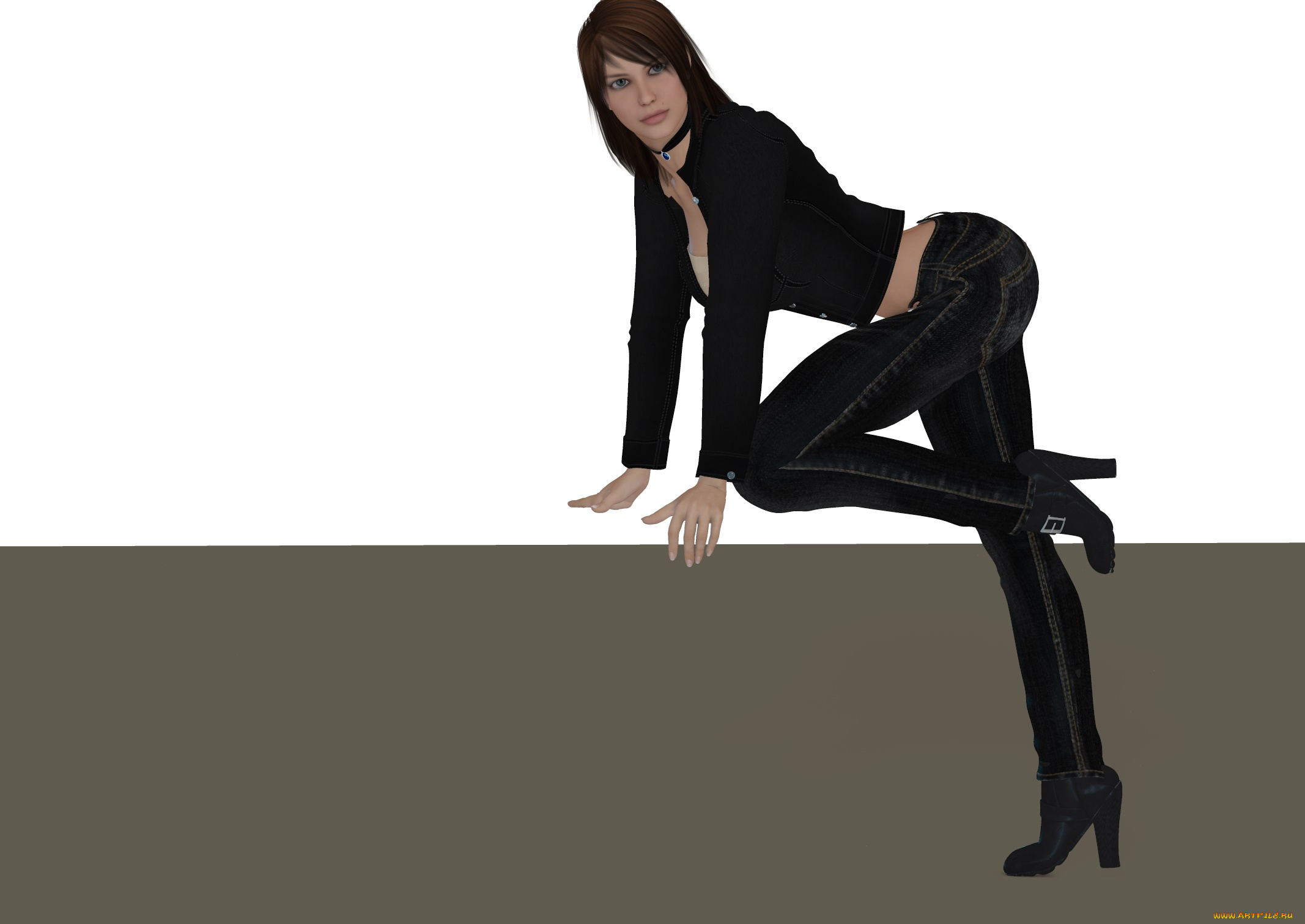 3д, графика, люди, , people, фон, взгляд, девушка