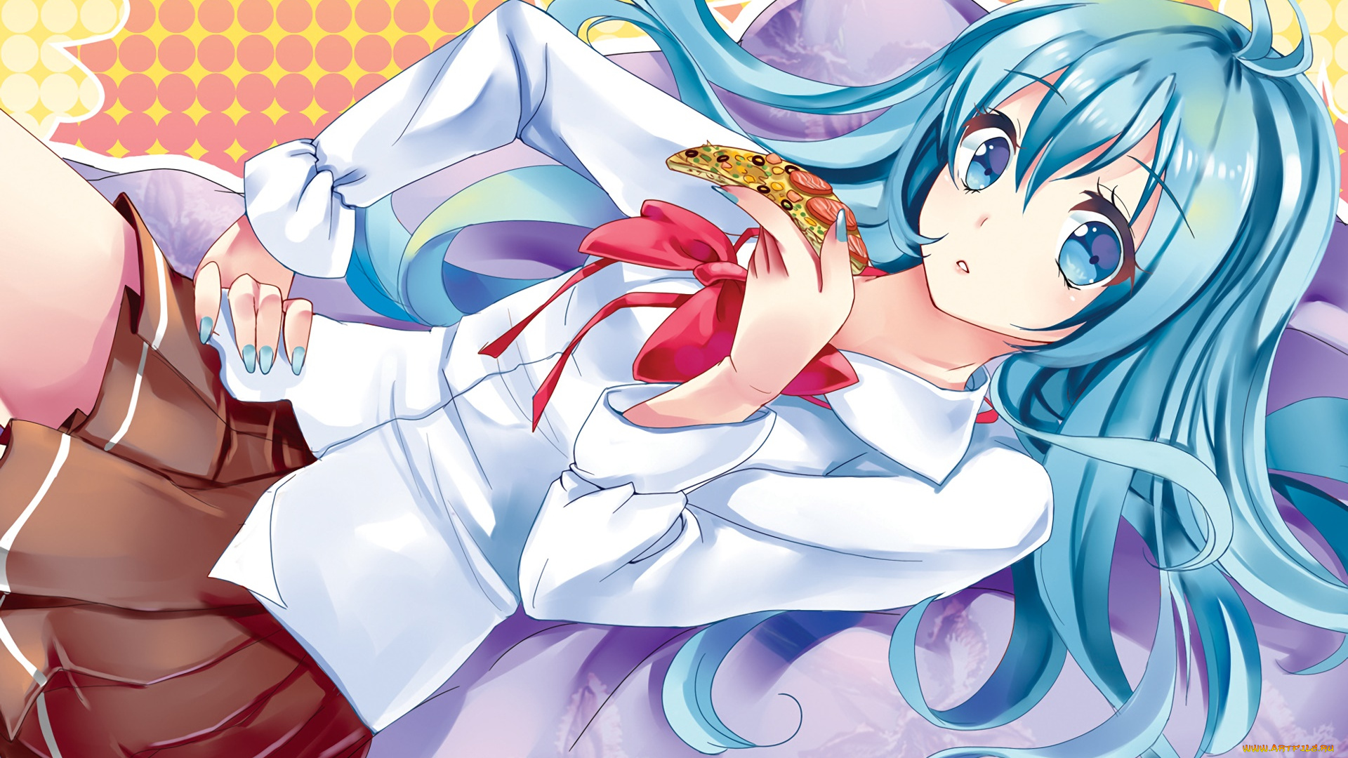 аниме, denpa, onna, to, seishun, otoko, девушка, фон, взгляд