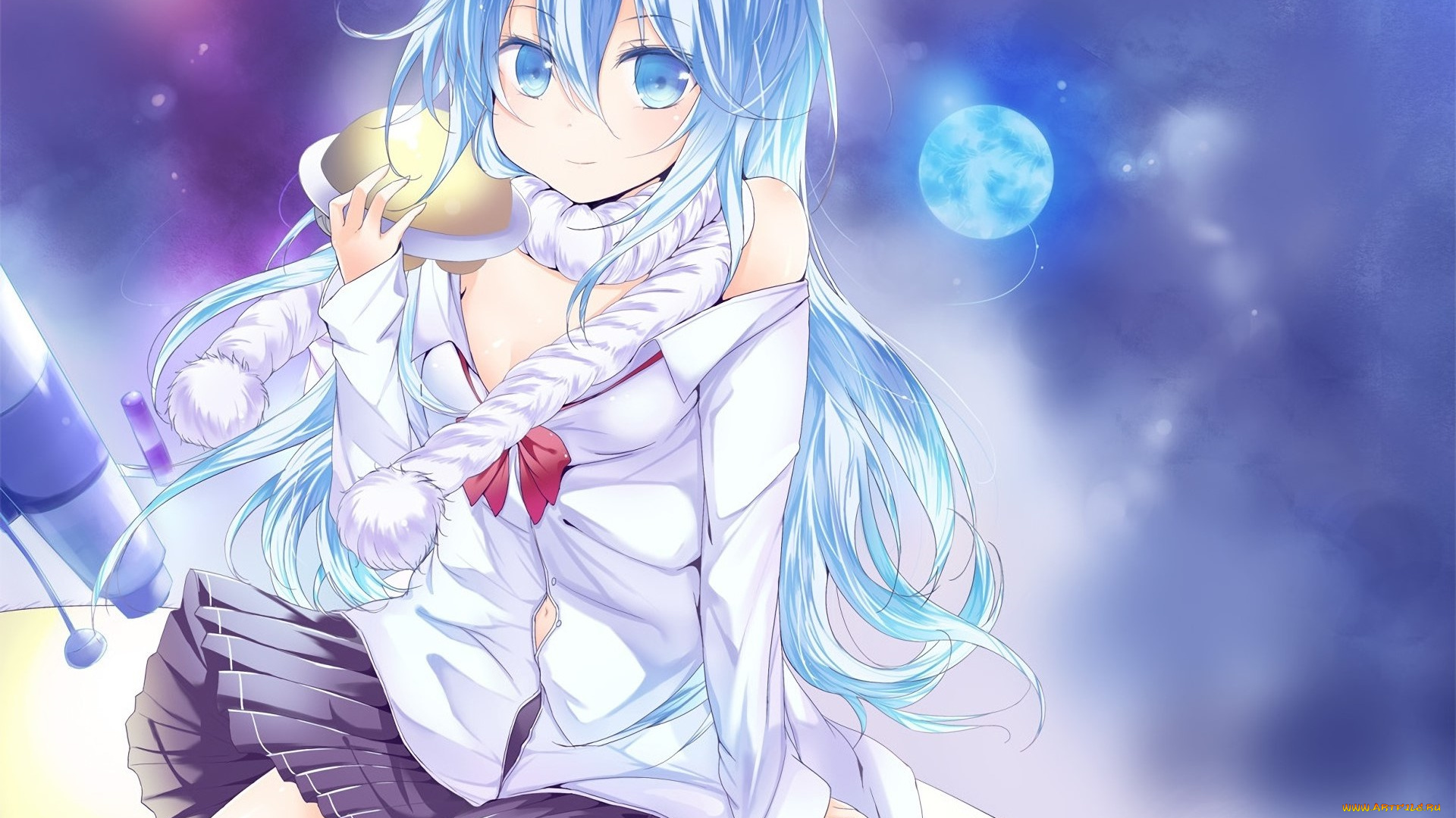 аниме, denpa, onna, to, seishun, otoko, взгляд, фон, девушка