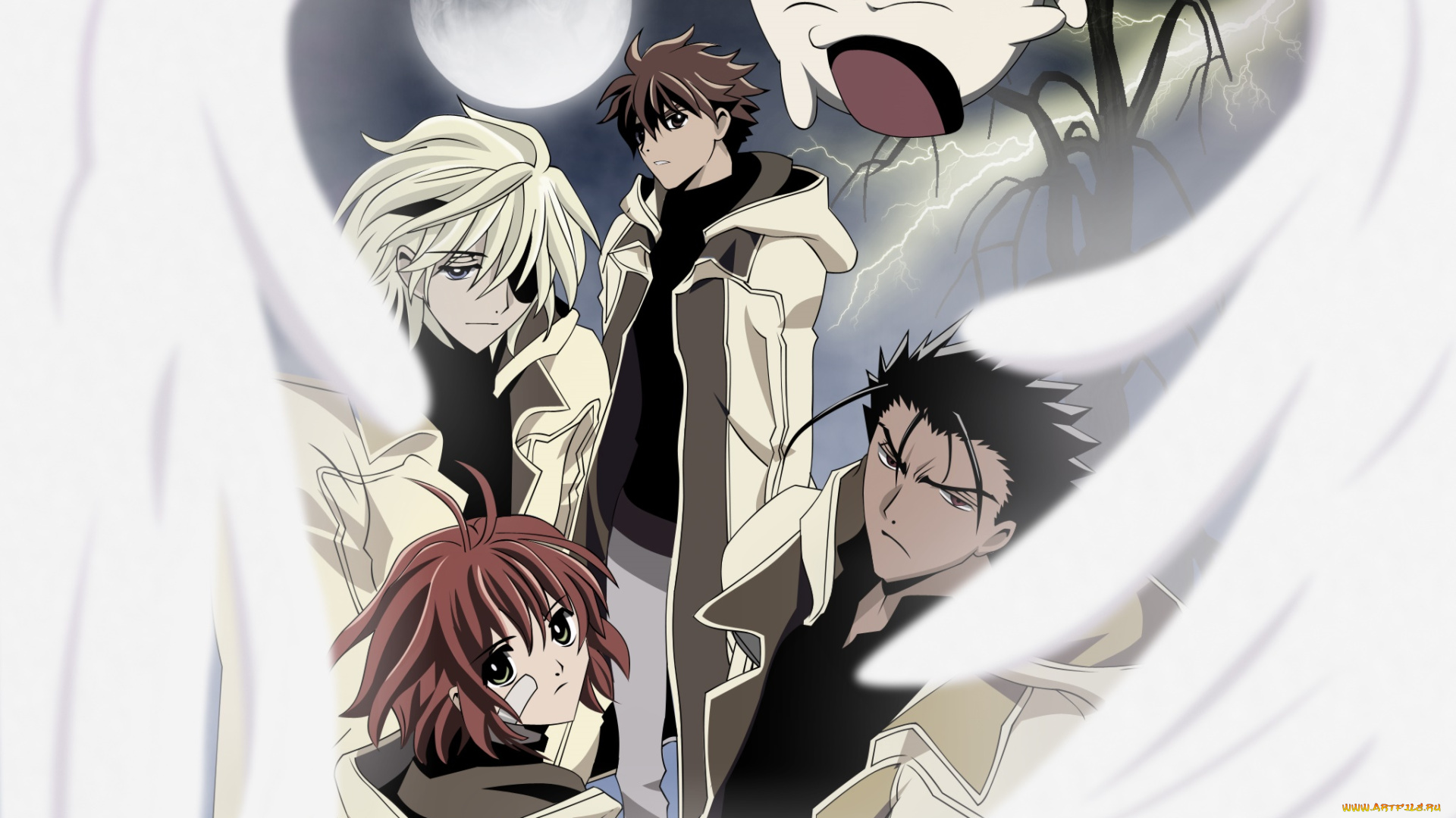 аниме, tsubasa, reservoir, chronicles, фон, взгляд, девушка