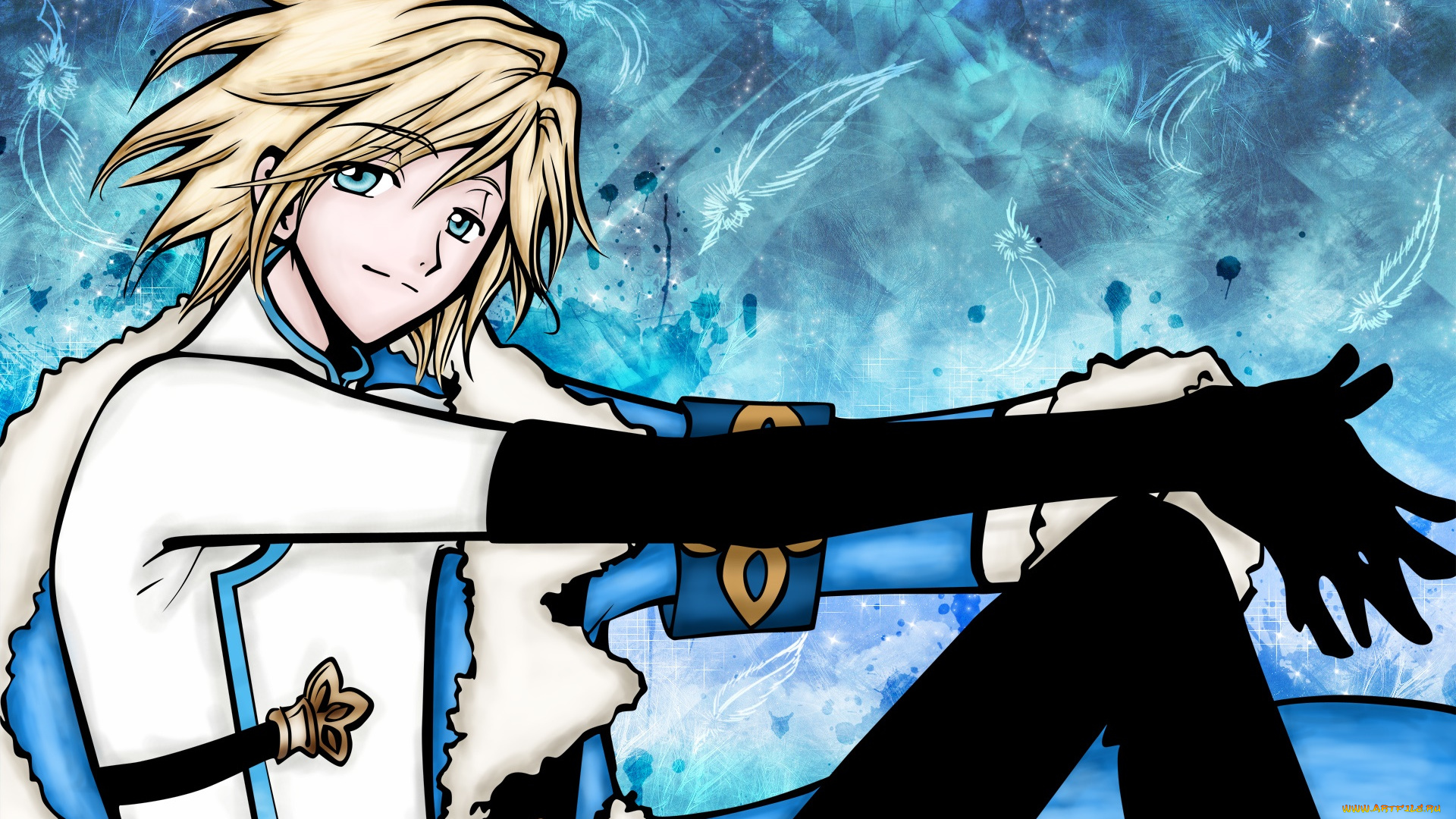 аниме, tsubasa, reservoir, chronicles, фон, взгляд, парень