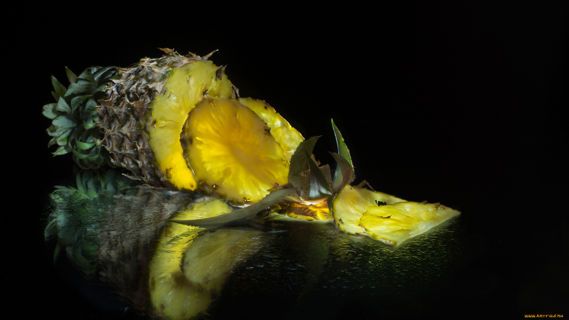 еда, ананас, плод