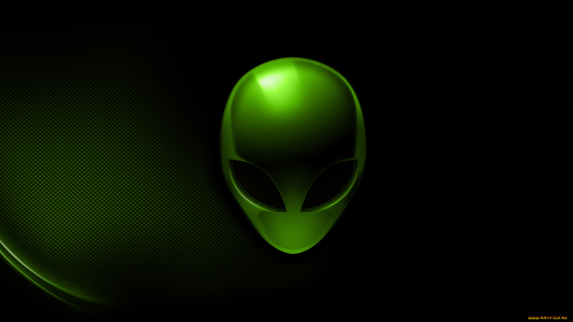 компьютеры, alienware, фон, логотип