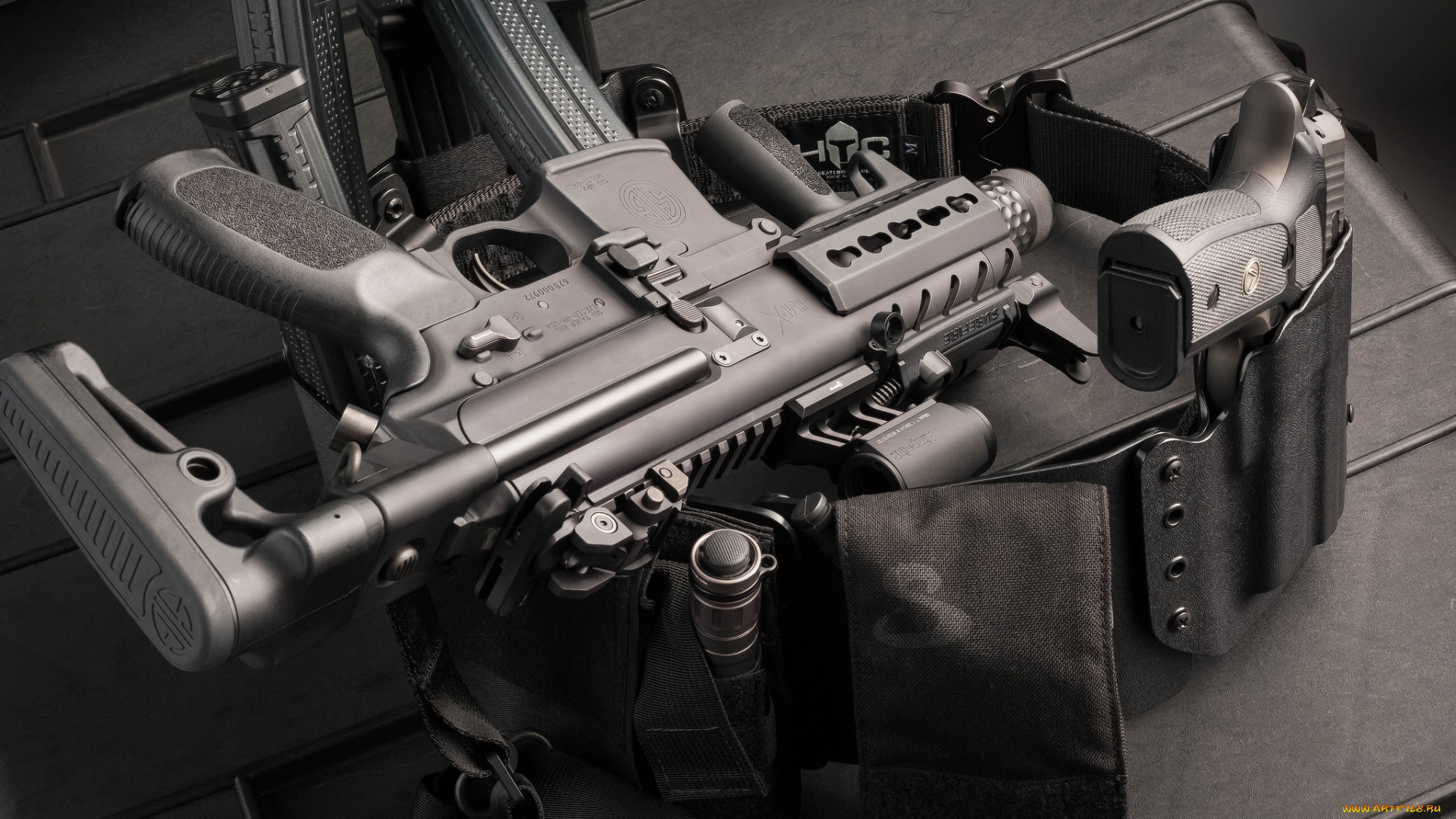 оружие, автоматы, ствол