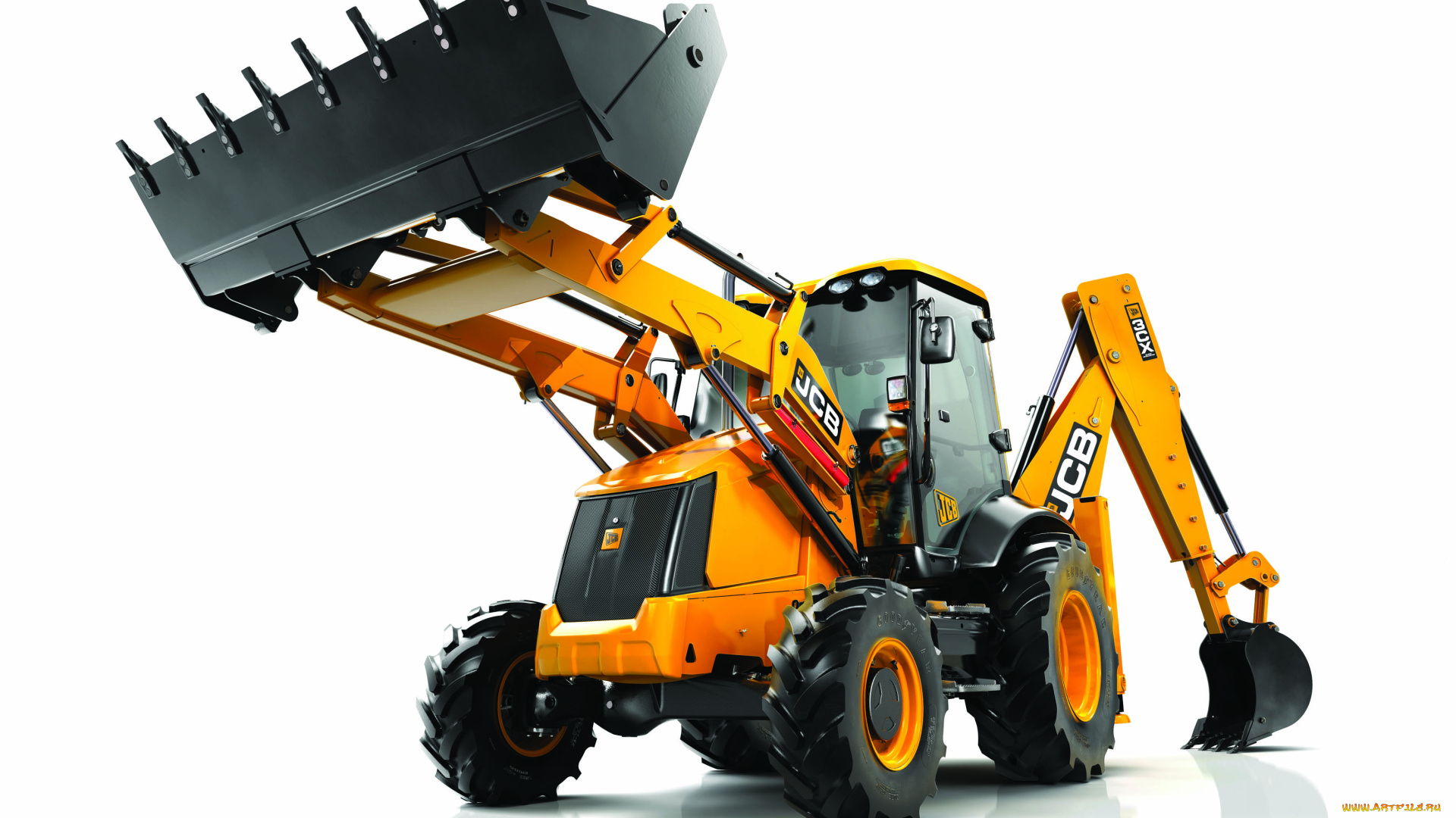 техника, фронтальные, погрузчики, jcb, 3cx
