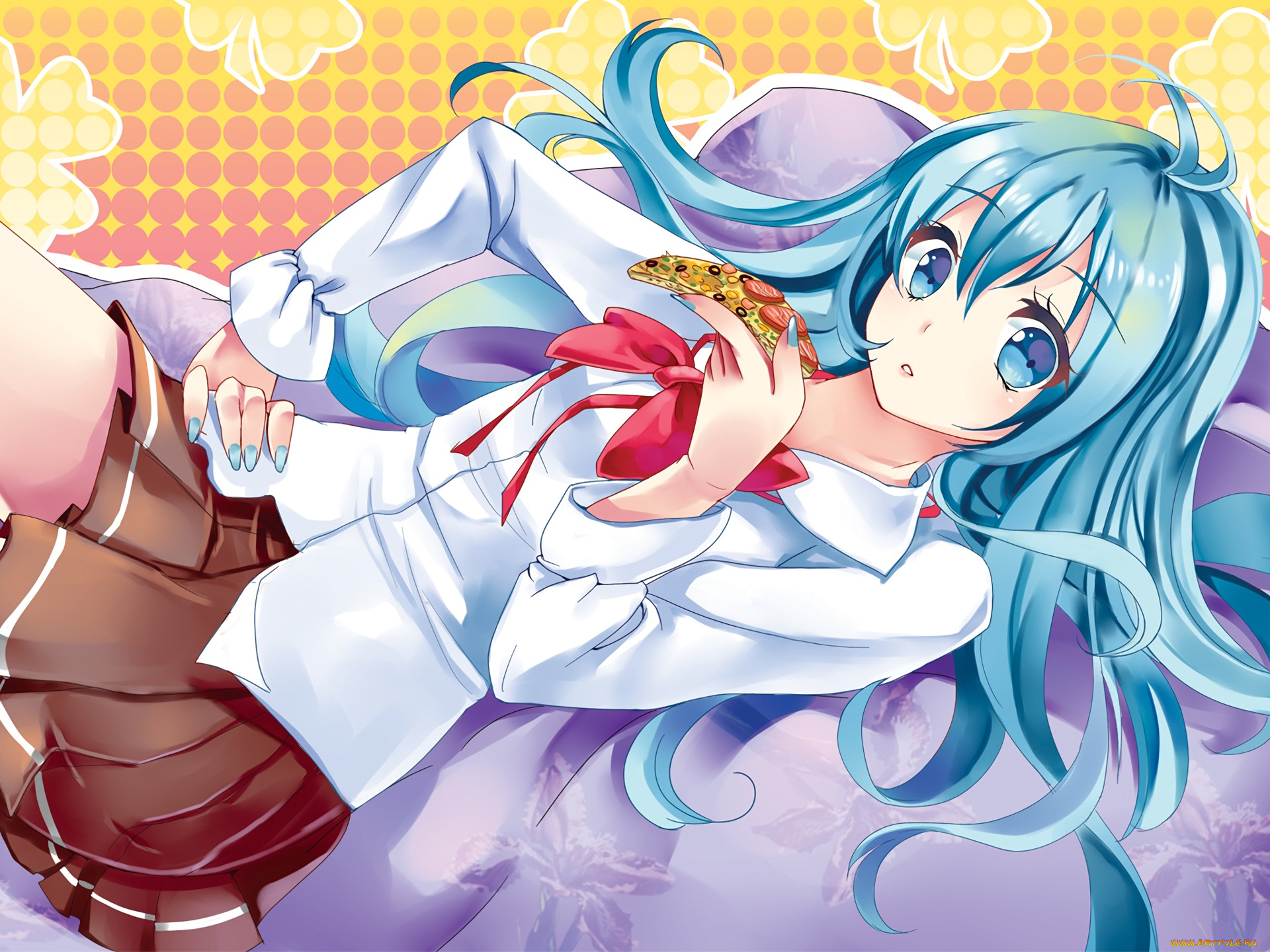 аниме, denpa, onna, to, seishun, otoko, девушка, фон, взгляд