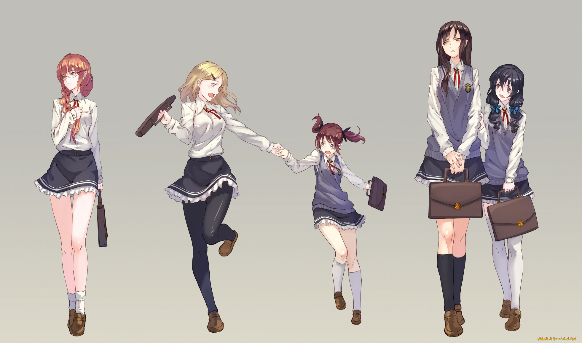 аниме, unknown, , другое, фон, взгляд, девушки