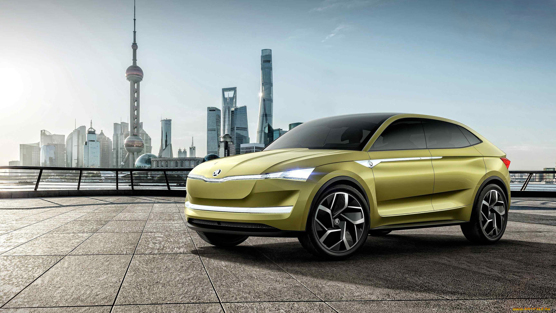 skoda, vision, e, concept, 2017, автомобили, skoda, 2017, e, vision, concept