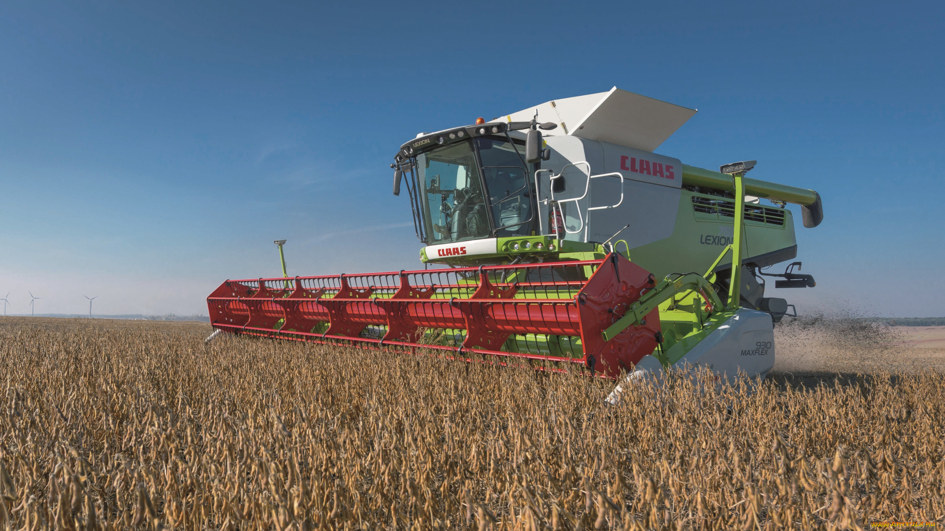 техника, комбайны, claas, axion