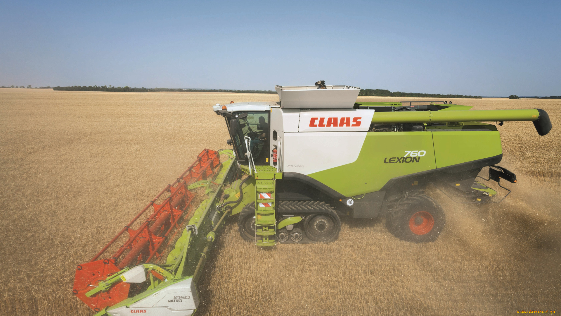 техника, комбайны, claas, axion