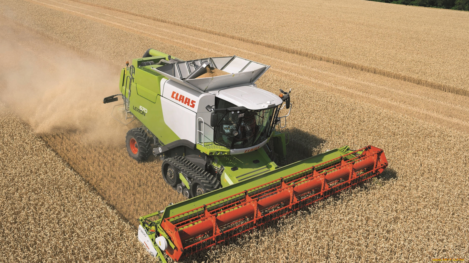 техника, комбайны, claas, axion