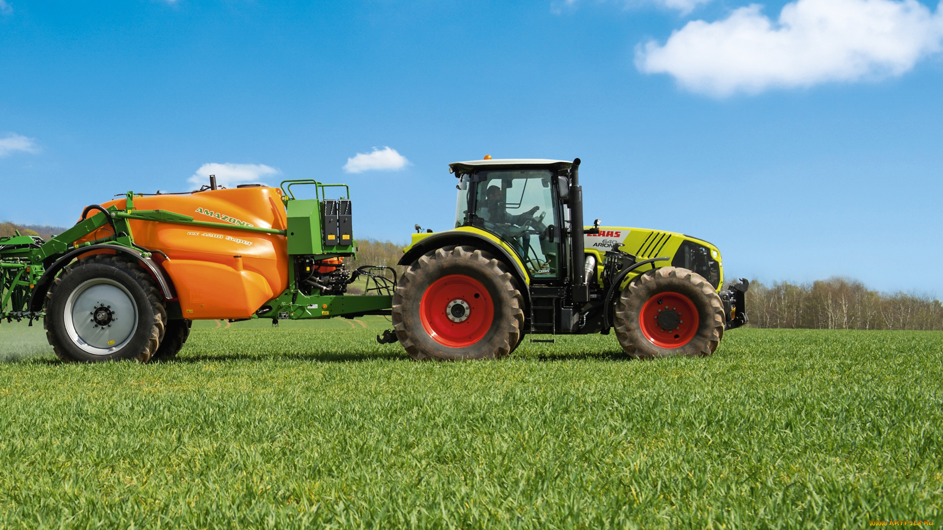 техника, тракторы, claas, axion