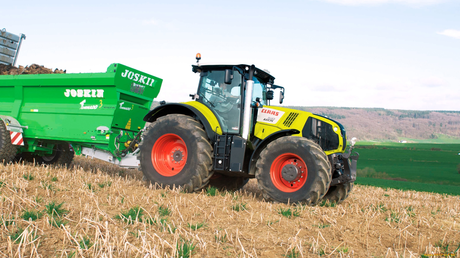 техника, тракторы, claas, axion