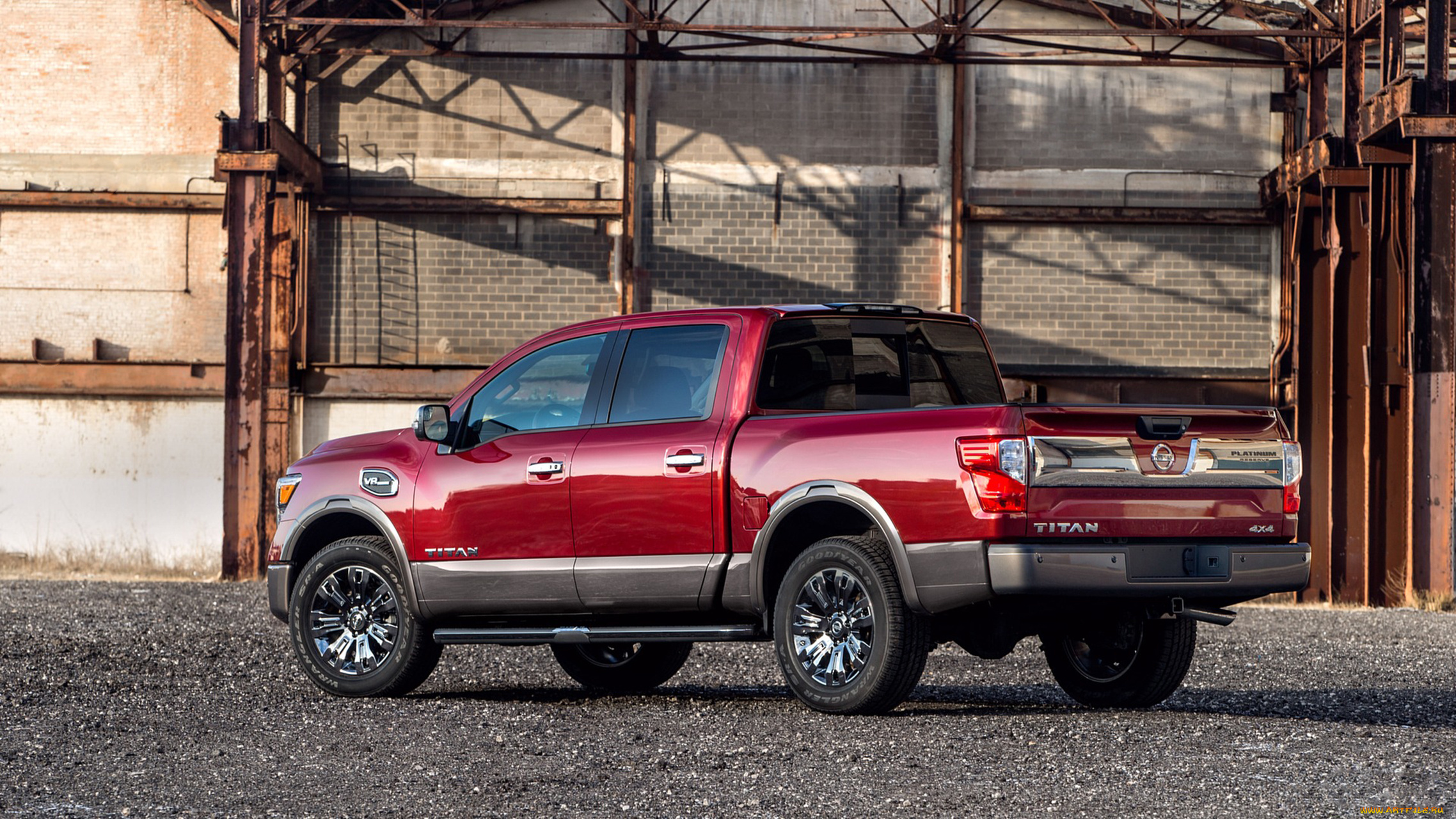 nissan, titan, 2017, автомобили, nissan, datsun, 2017, titan, красный