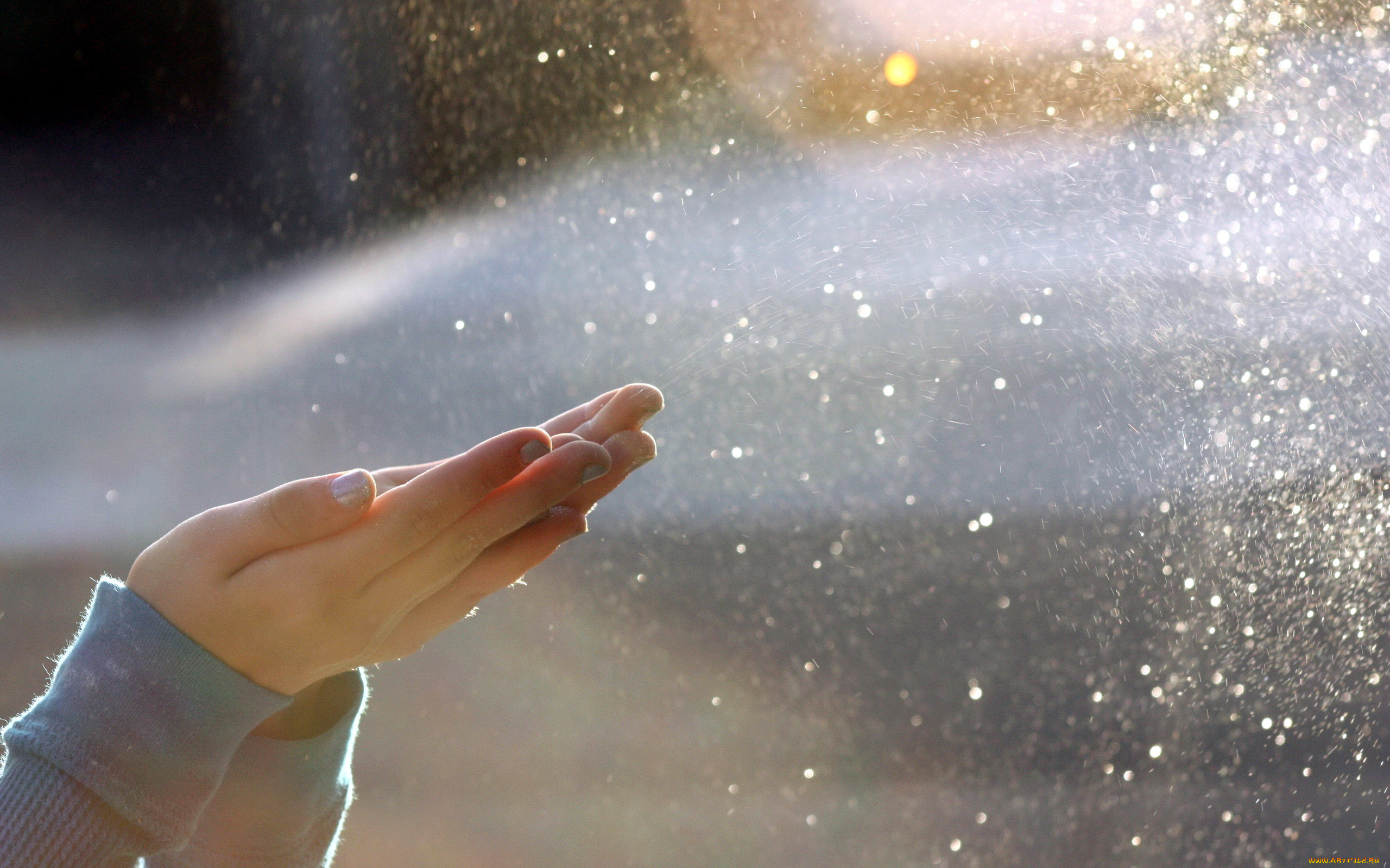 разное, руки, капли