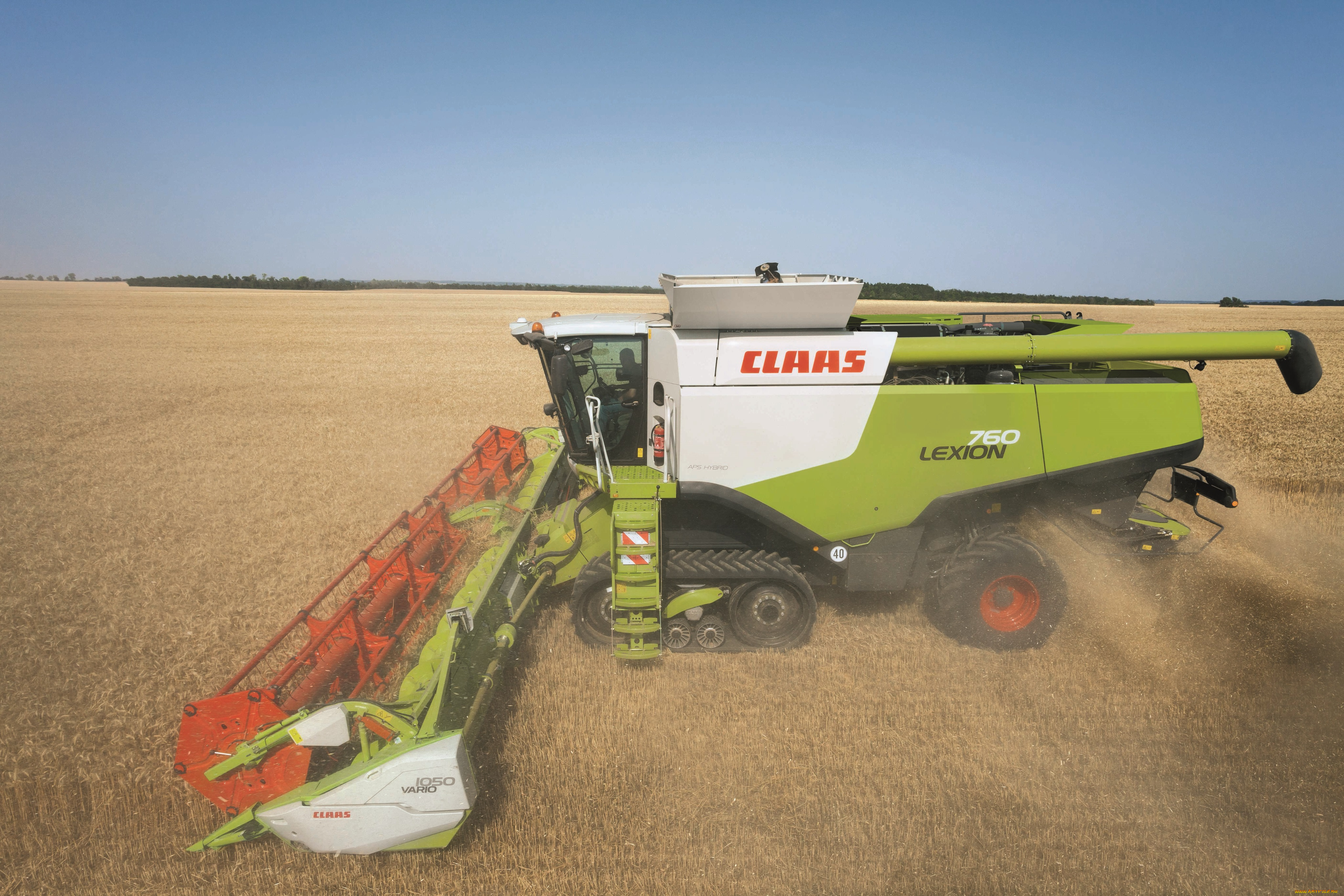 техника, комбайны, claas, axion