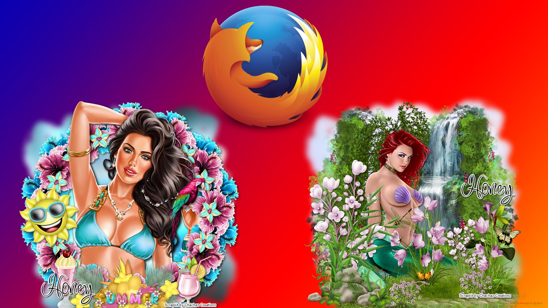 компьютеры, mozilla, firefox, фон, логотип