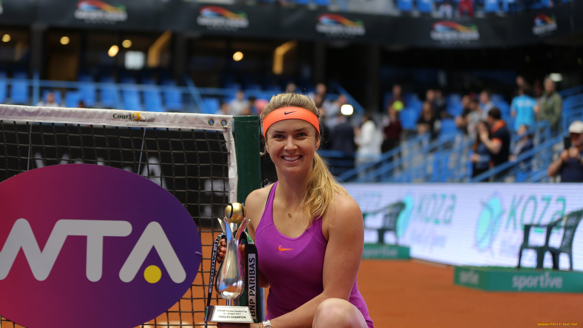 спорт, теннис, девушка, взгляд, фон, elina, svitolina